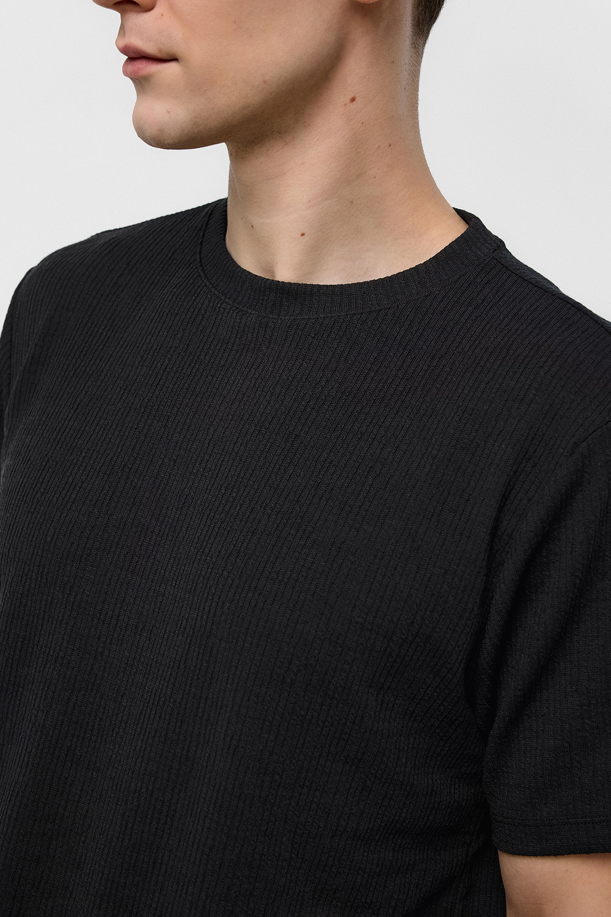 REGULAR FIT BİSİKLET YAKA TSHIRT