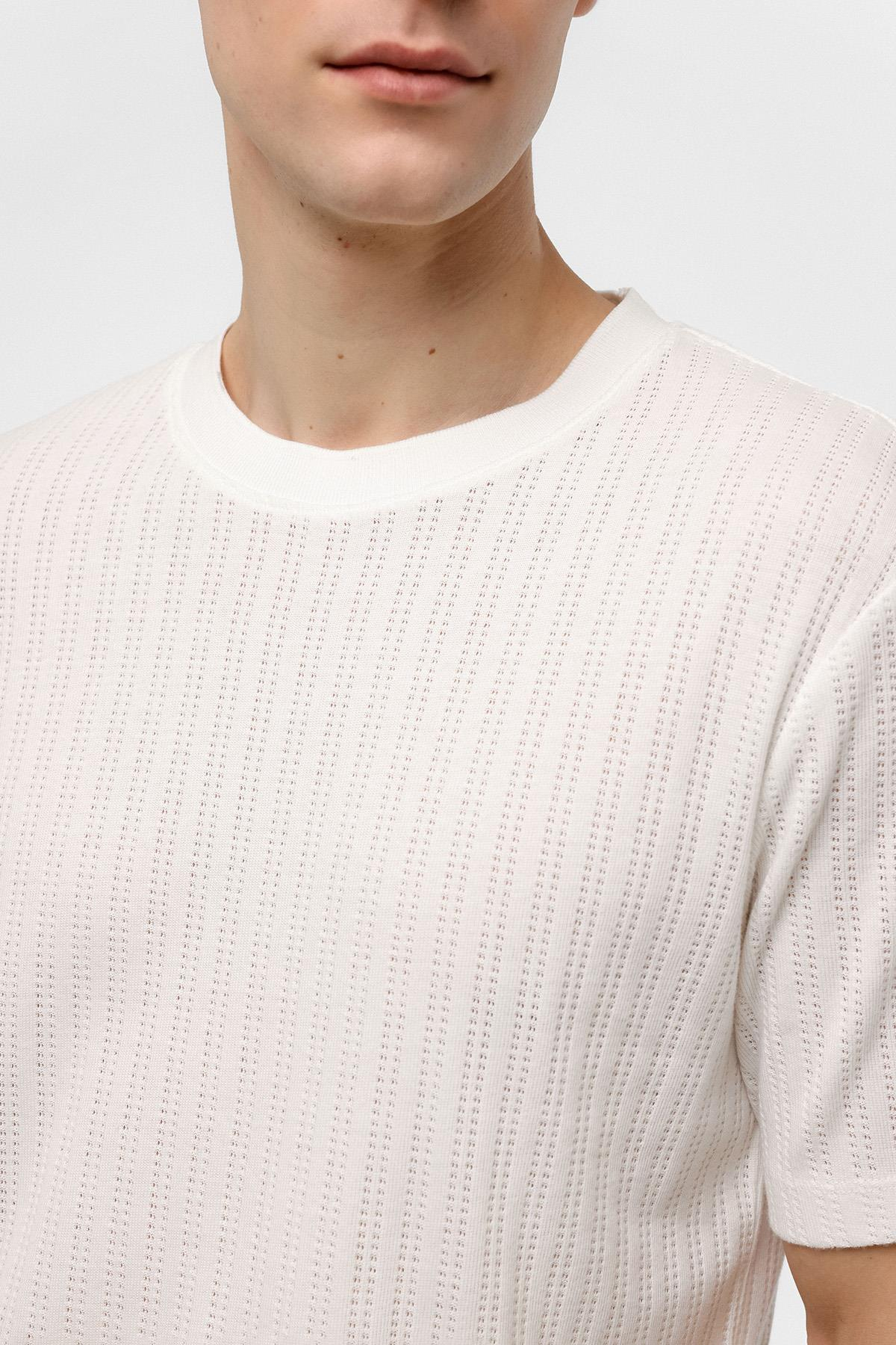 REGULAR FIT BİSİKLET YAKA TSHIRT