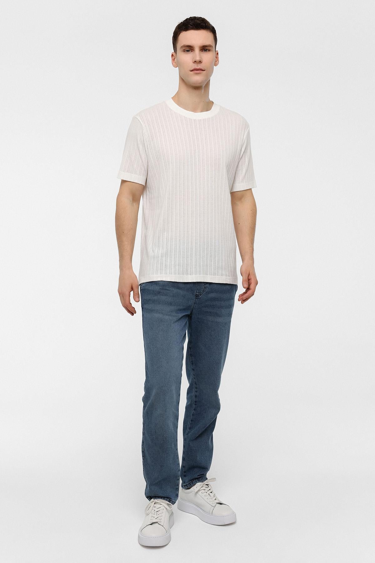 REGULAR FIT BİSİKLET YAKA TSHIRT