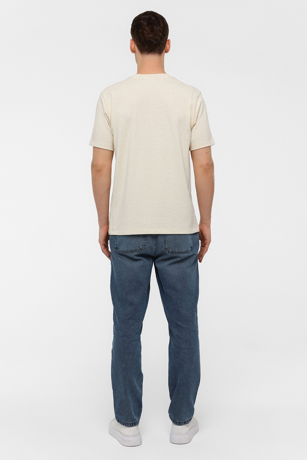 REGULAR FIT BİSİKLET YAKA TSHIRT