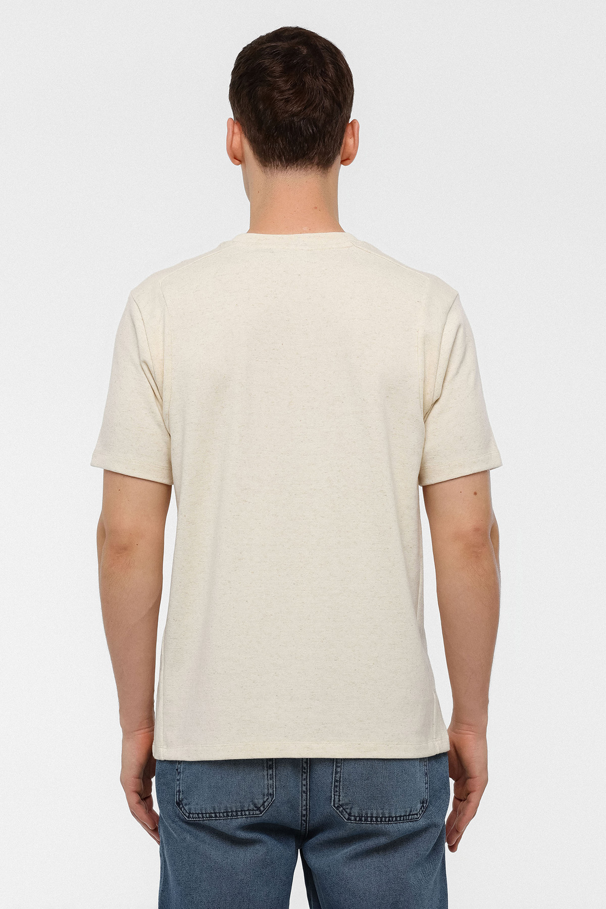 REGULAR FIT BİSİKLET YAKA TSHIRT