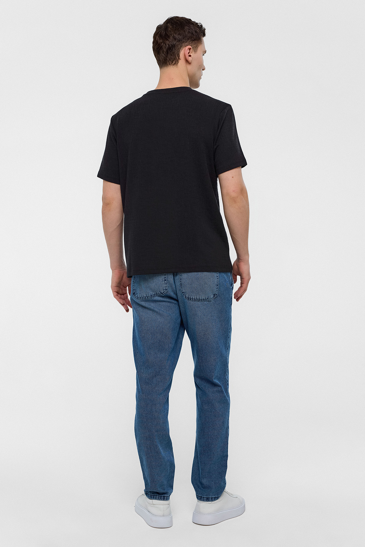 REGULAR FIT BİSİKLET YAKA TSHIRT