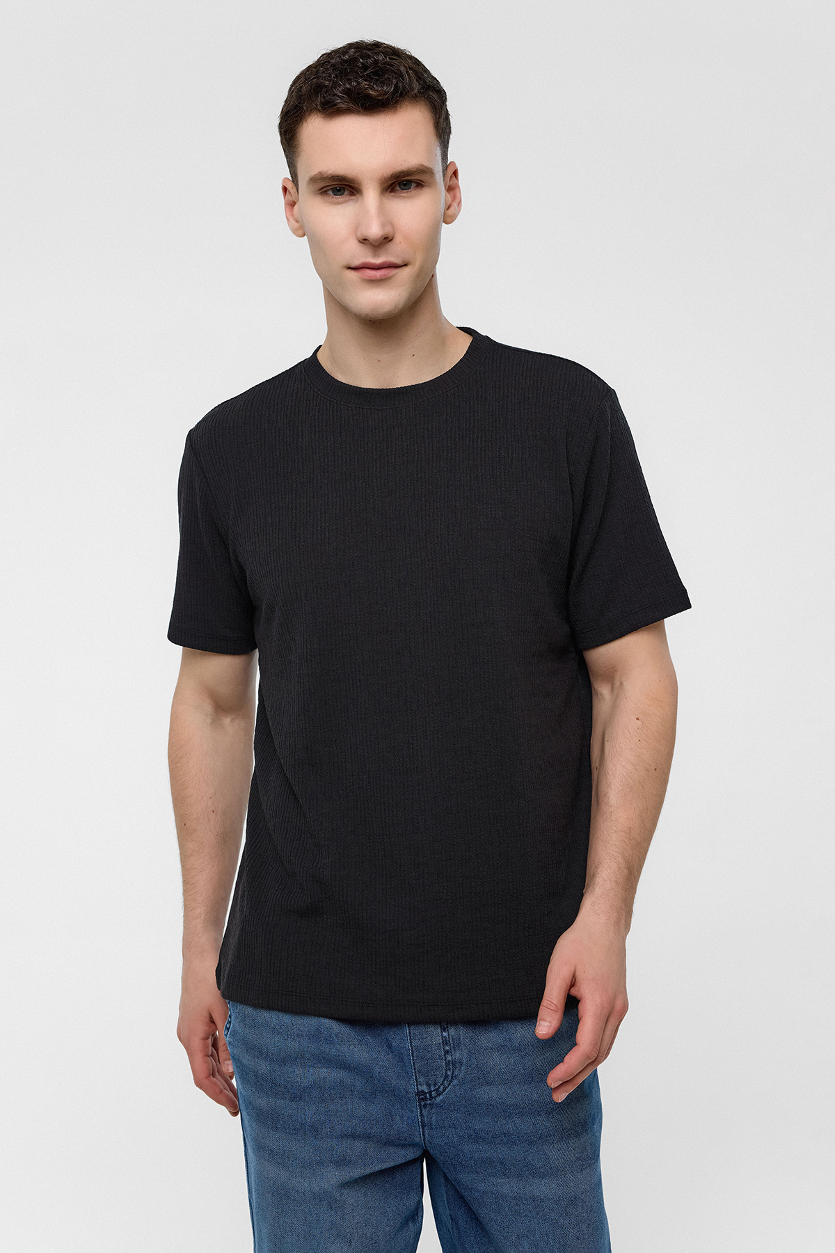 REGULAR FIT BİSİKLET YAKA TSHIRT