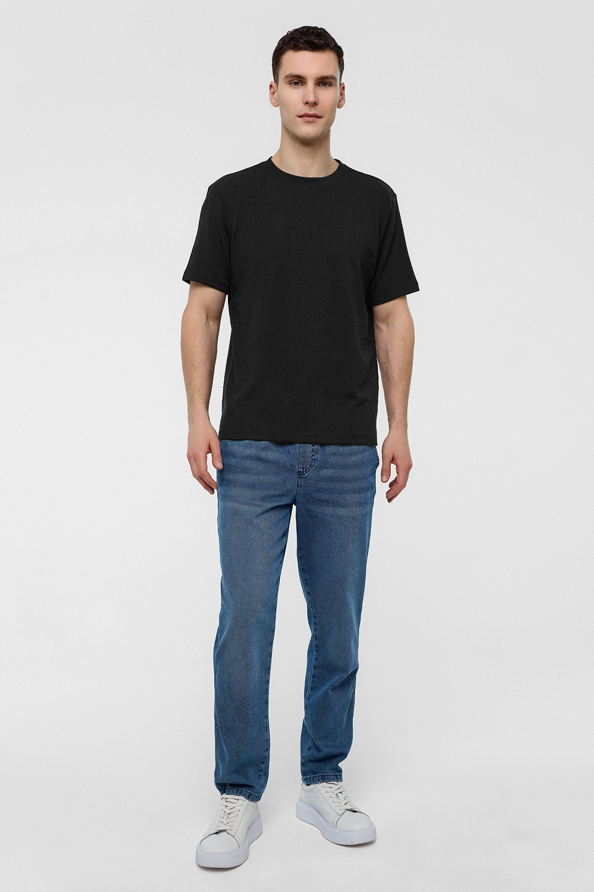 REGULAR FIT BİSİKLET YAKA TSHIRT