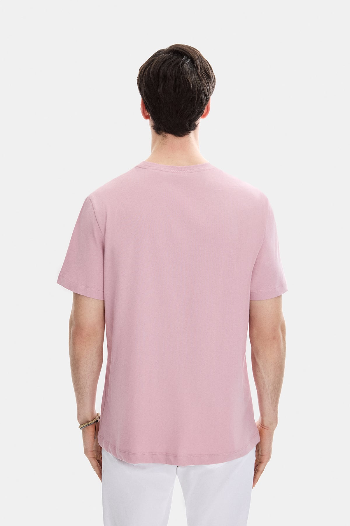 REGULAR FIT BİSİKLET YAKA TSHIRT
