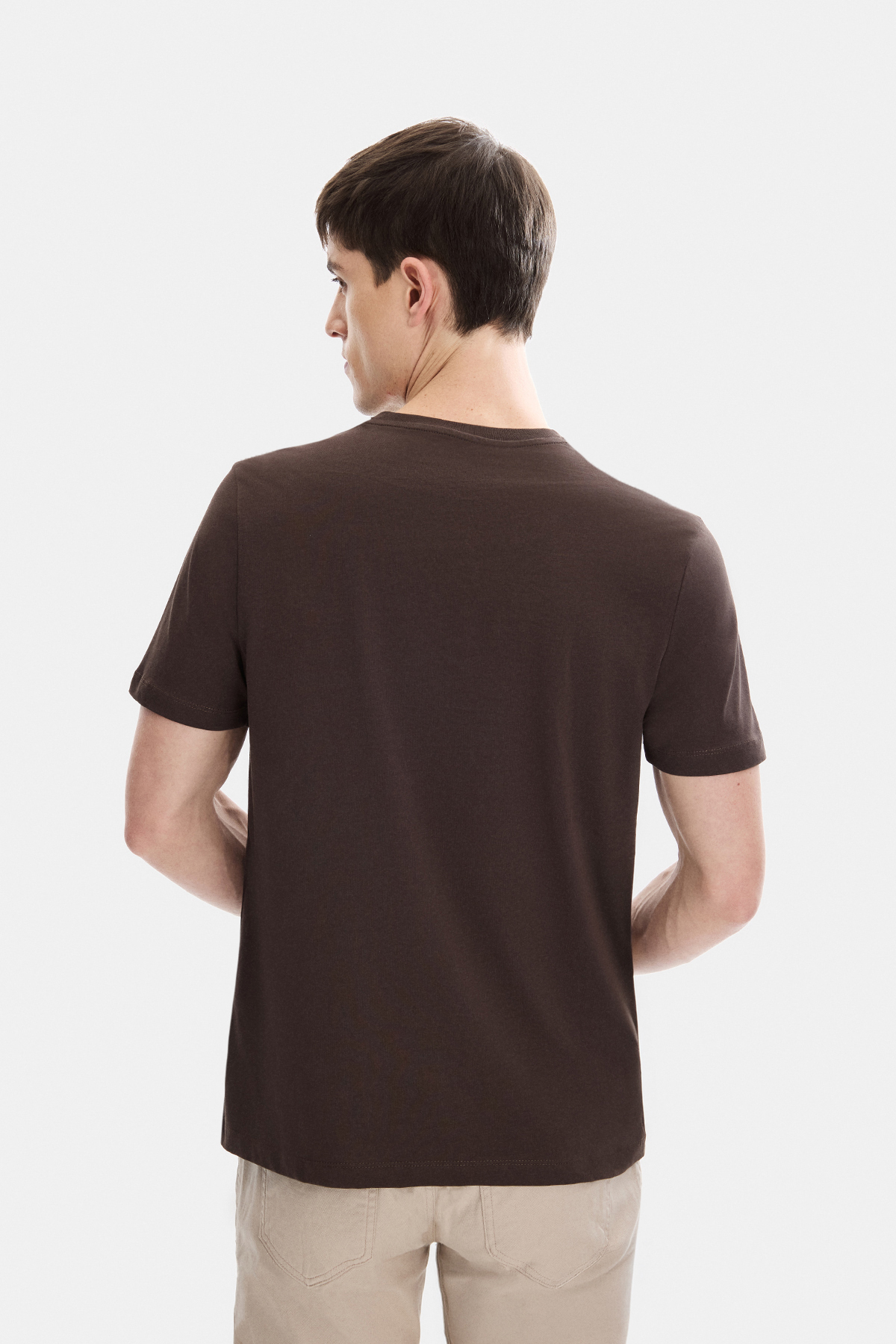 REGULAR FIT BİSİKLET YAKA TSHIRT