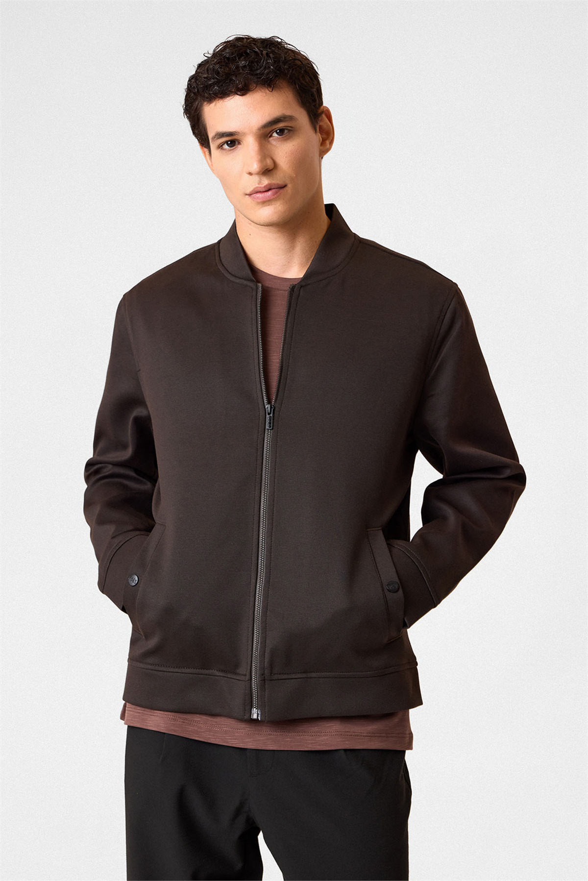 REGULAR FIT BOMBER MONT