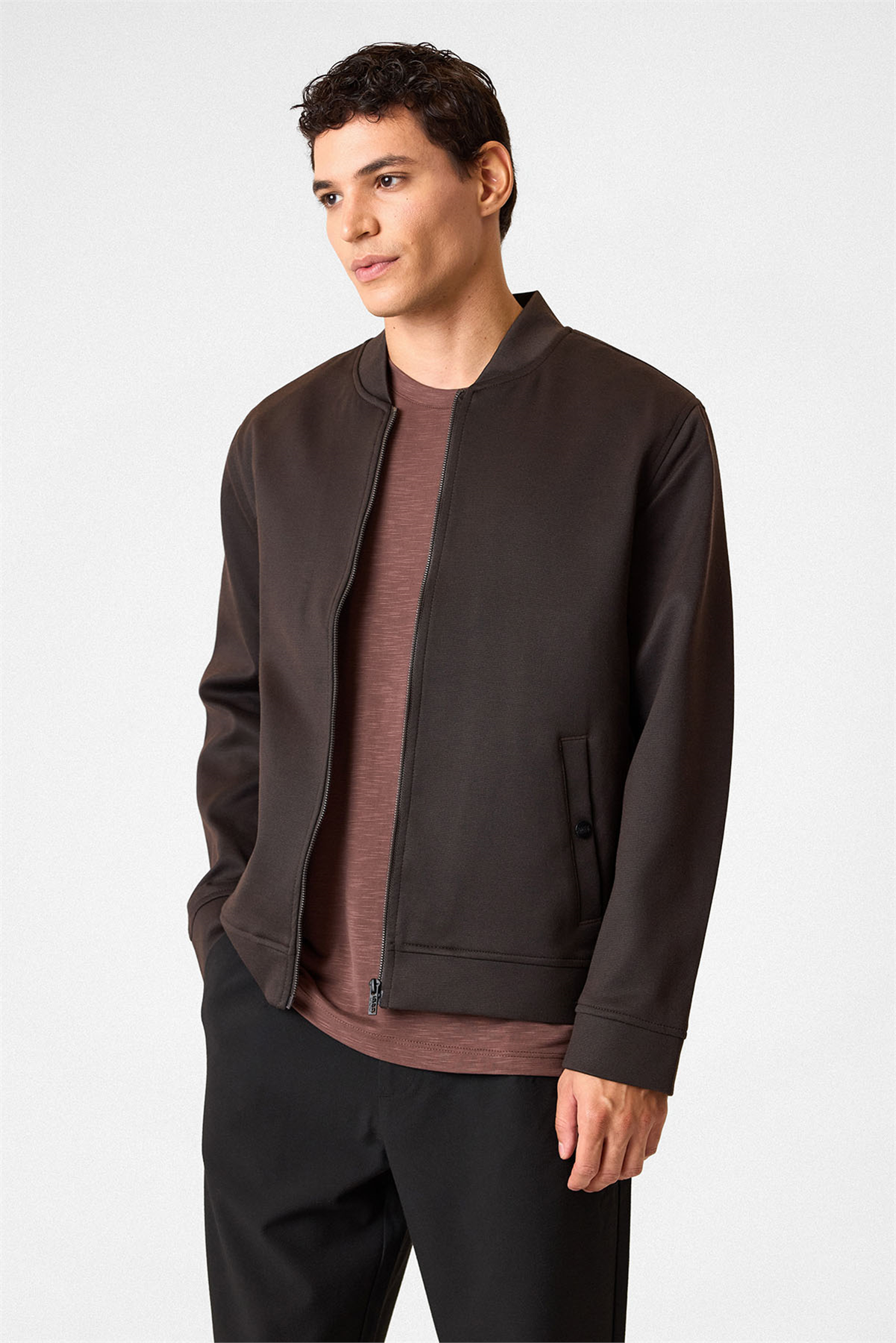 REGULAR FIT BOMBER MONT