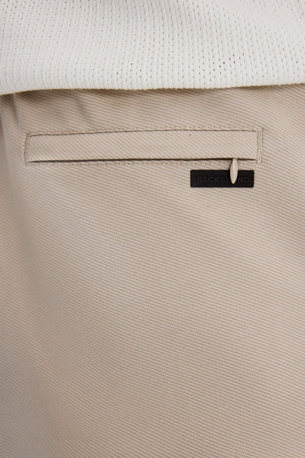 REGULAR FIT DIAGONEL JAKARLI ÖRME PANTOLON
