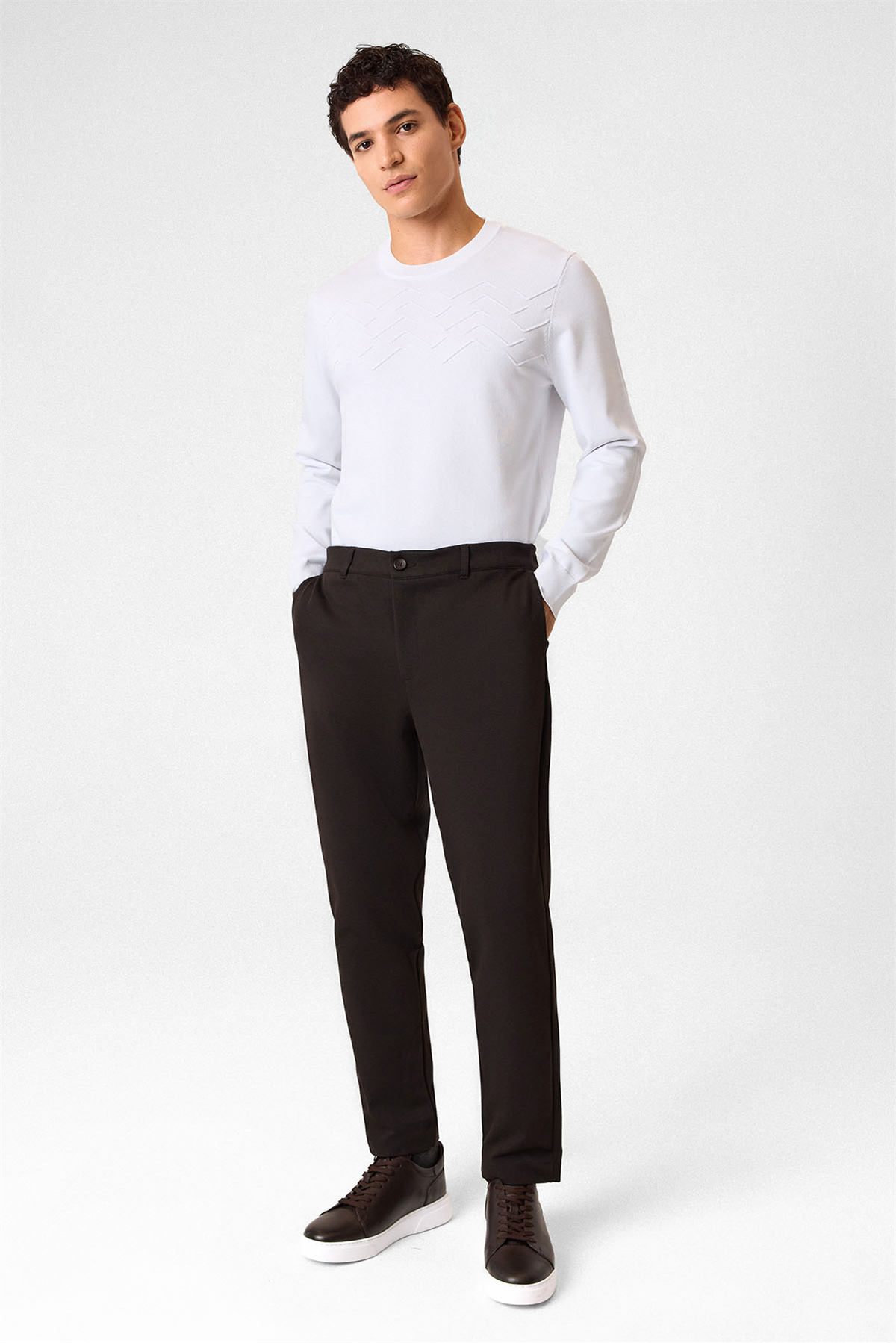REGULAR FIT DIAGONEL JOGGER PANTOLON