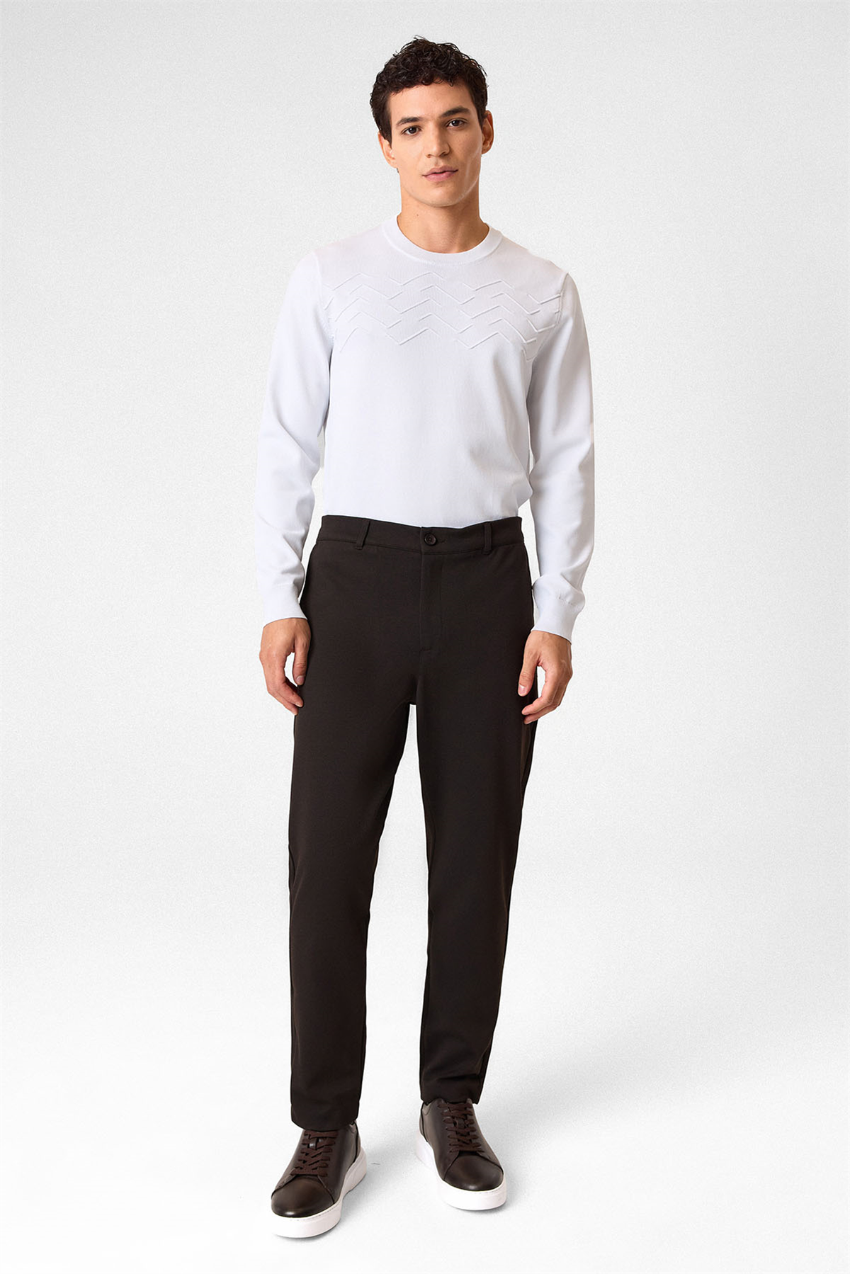 REGULAR FIT DIAGONEL JOGGER PANTOLON