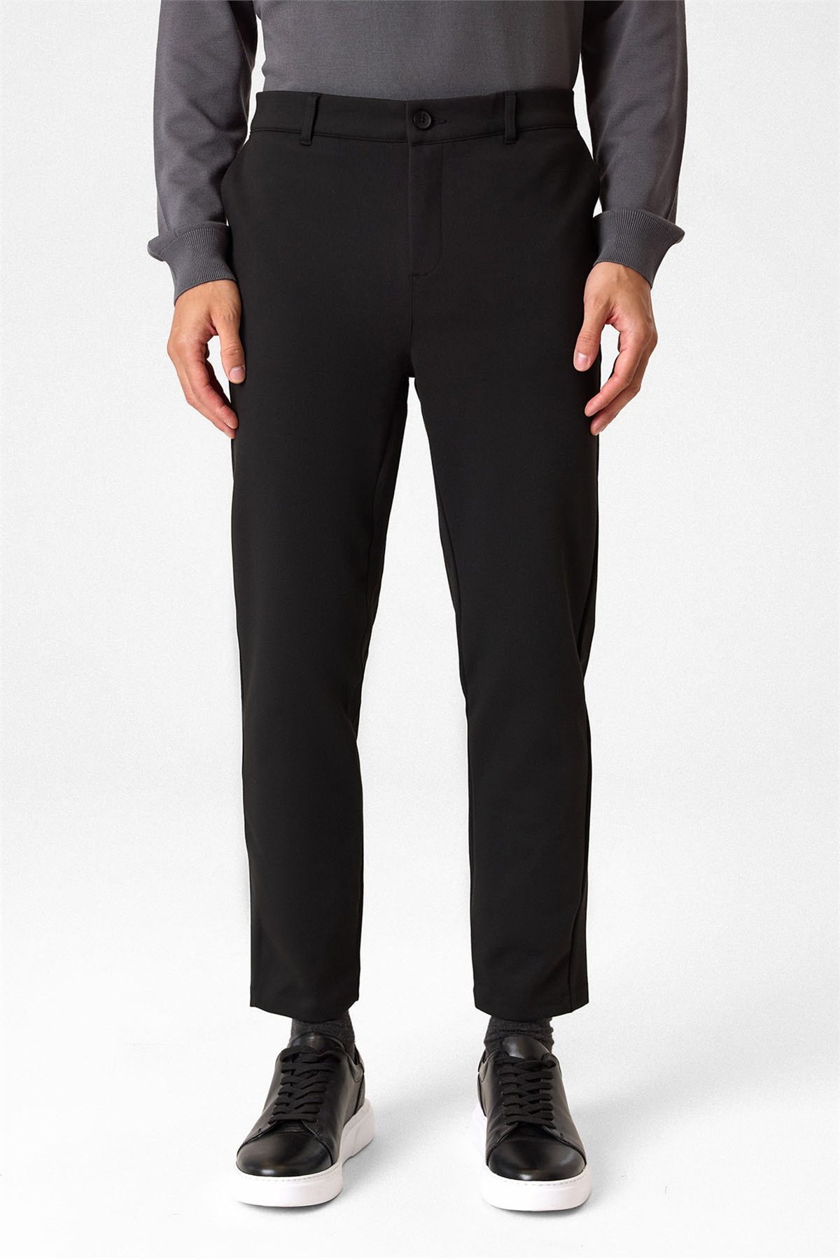 REGULAR FIT DIYAGONEL PANTOLON