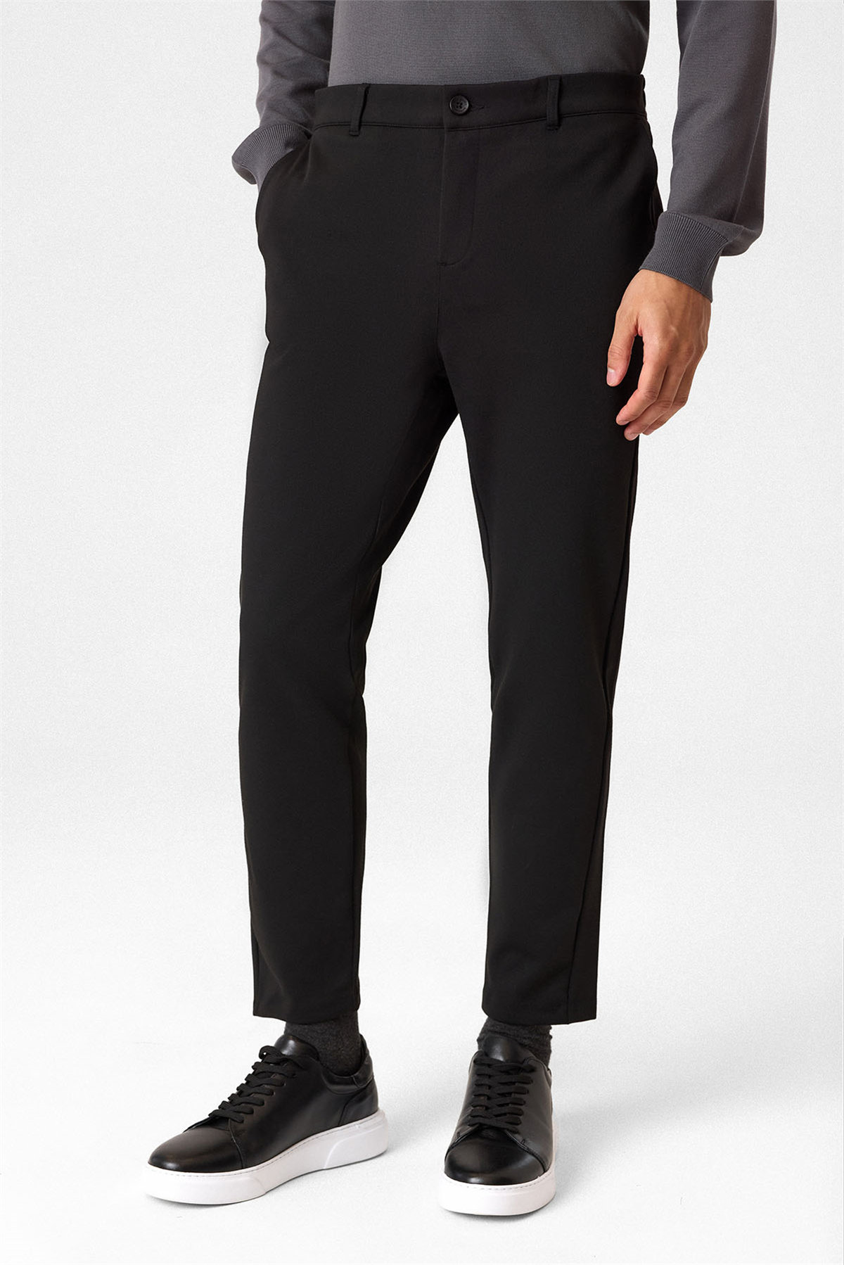 REGULAR FIT DIYAGONEL PANTOLON