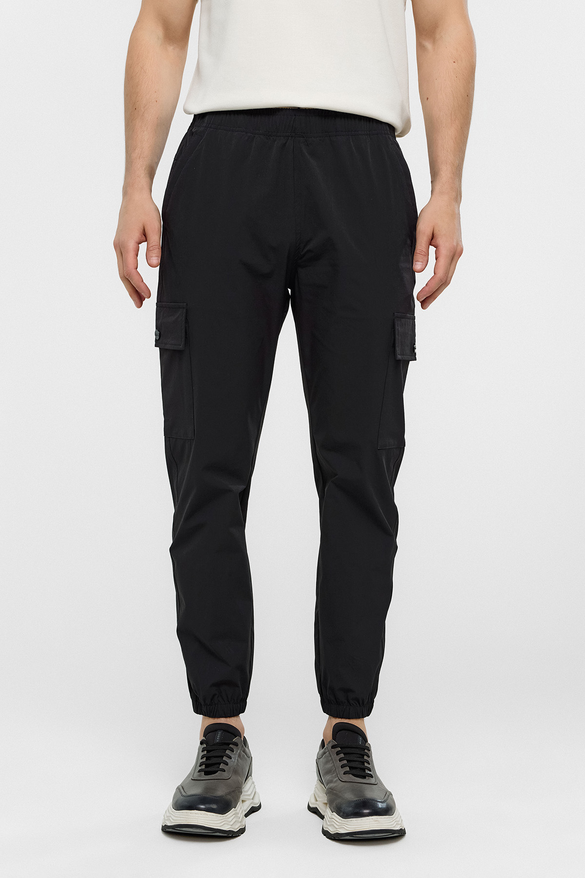 REGULAR FIT DOKUMA JOGGER PANTOLON