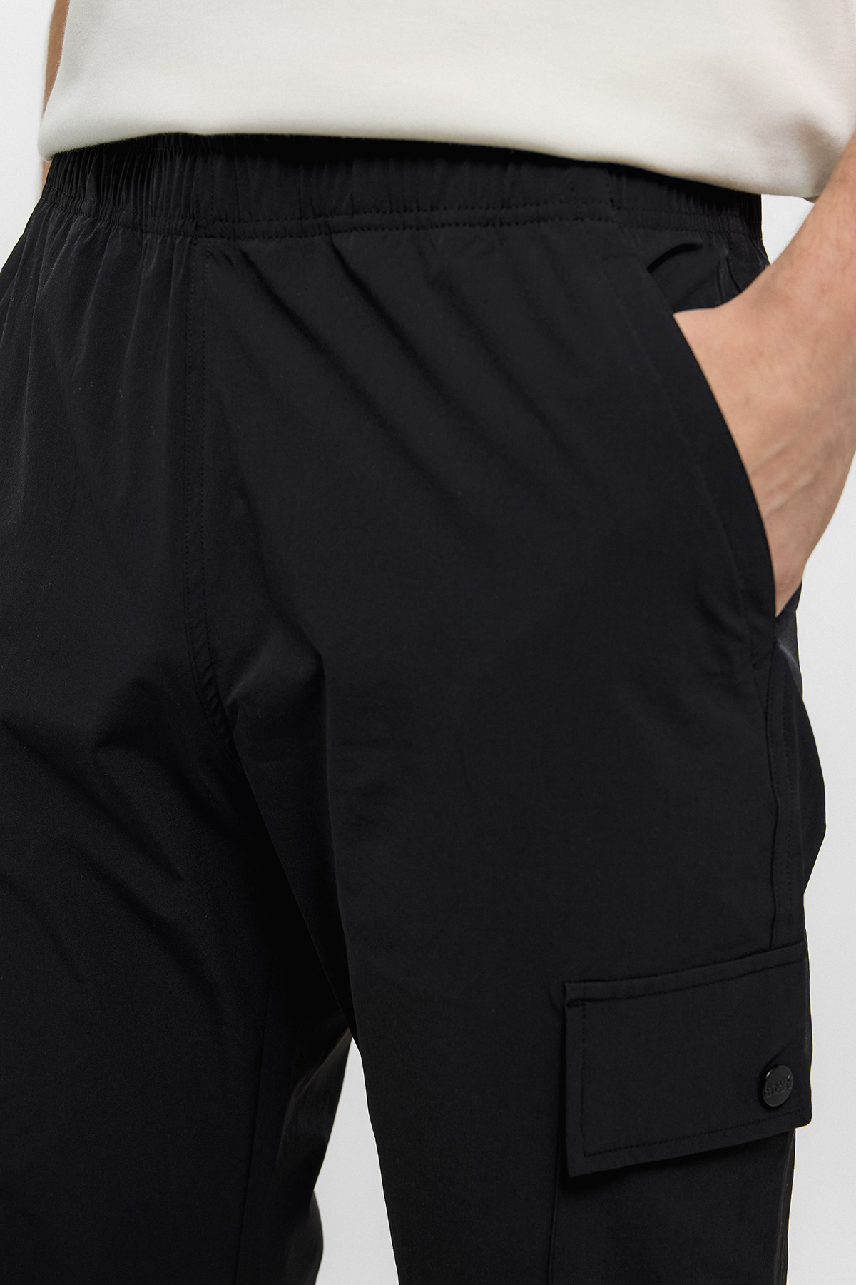 REGULAR FIT DOKUMA JOGGER PANTOLON