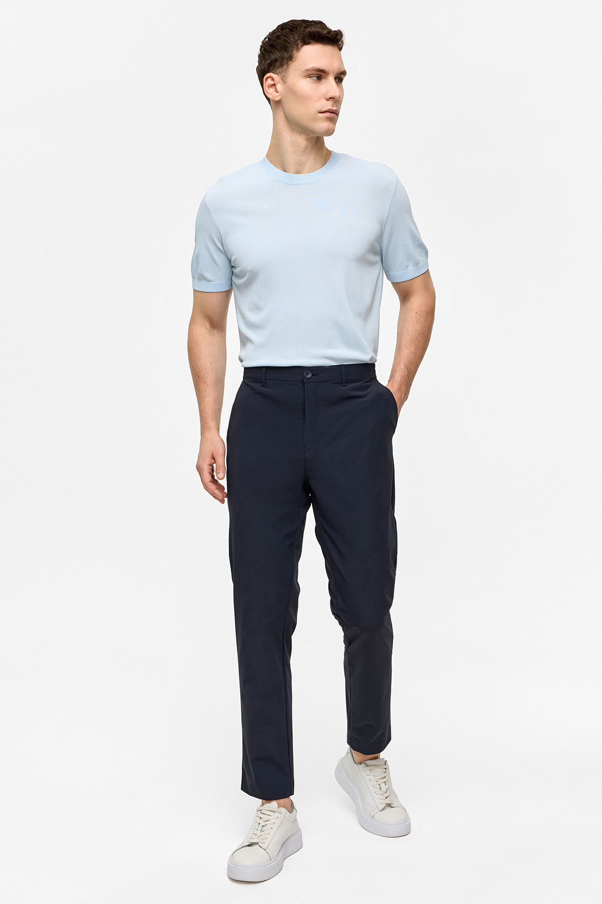 REGULAR FIT DOKUMA PANTOLON