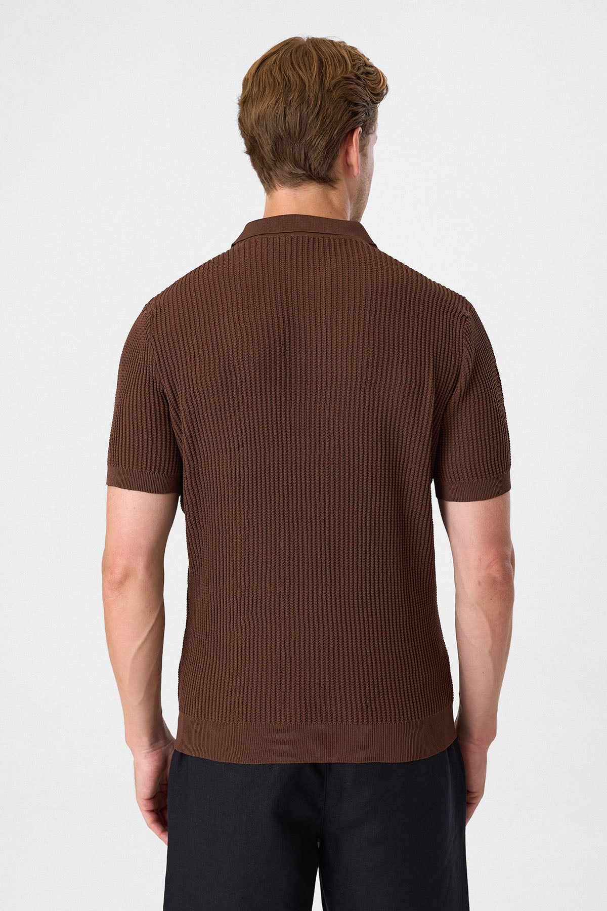 REGULAR FIT DÜĞMESİZ POLO YAKA TRIKO TSHIRT