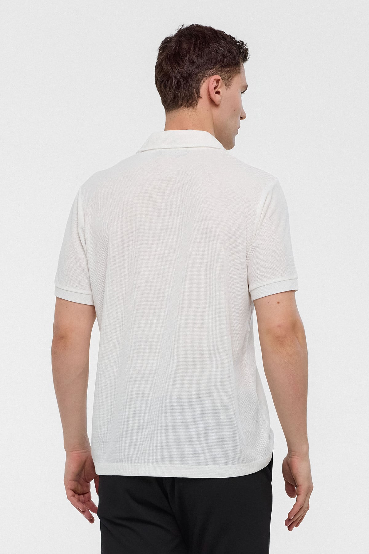 REGULAR FIT DÜĞMESİZ POLO YAKA TSHIRT