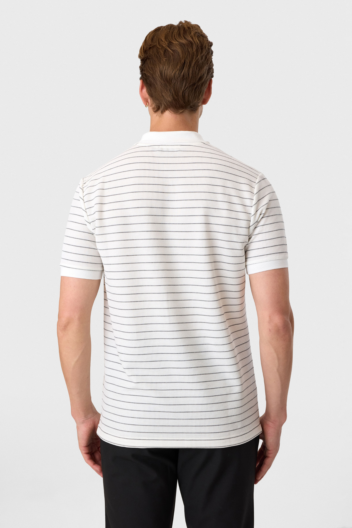 Regular Fit Fermuarlı Polo Yaka Tişört