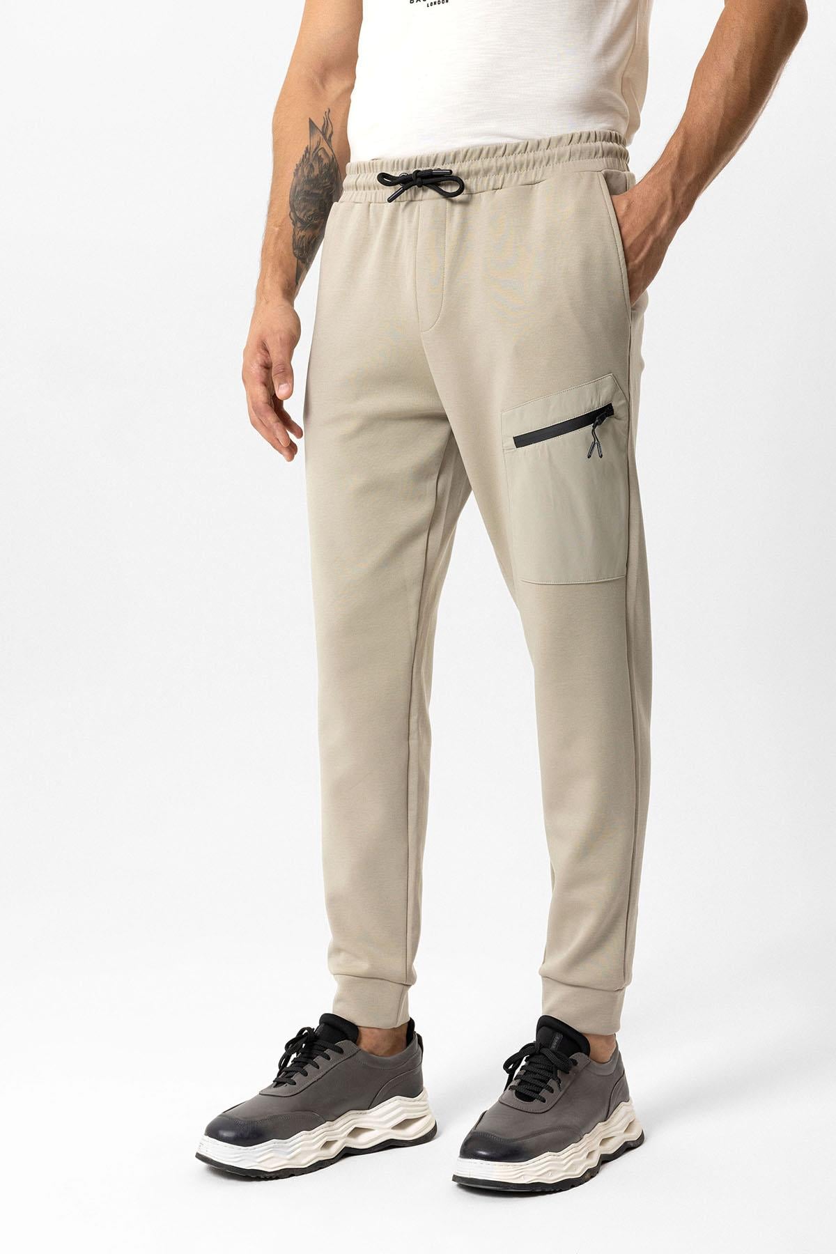 REGULAR FIT JOGGER ÖRME PANTOLON