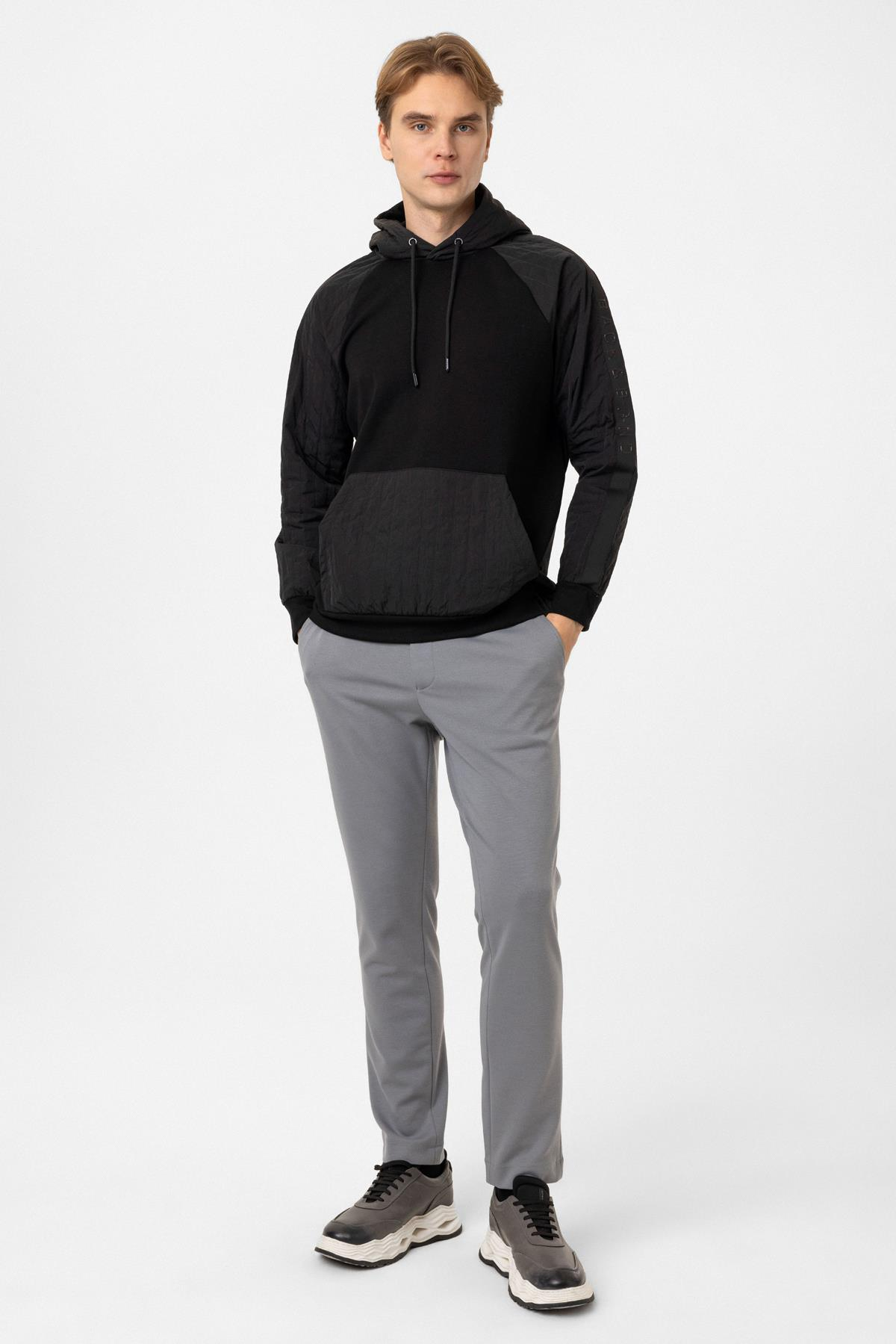 Regular Fit Kapüşonlu Sweatshirt