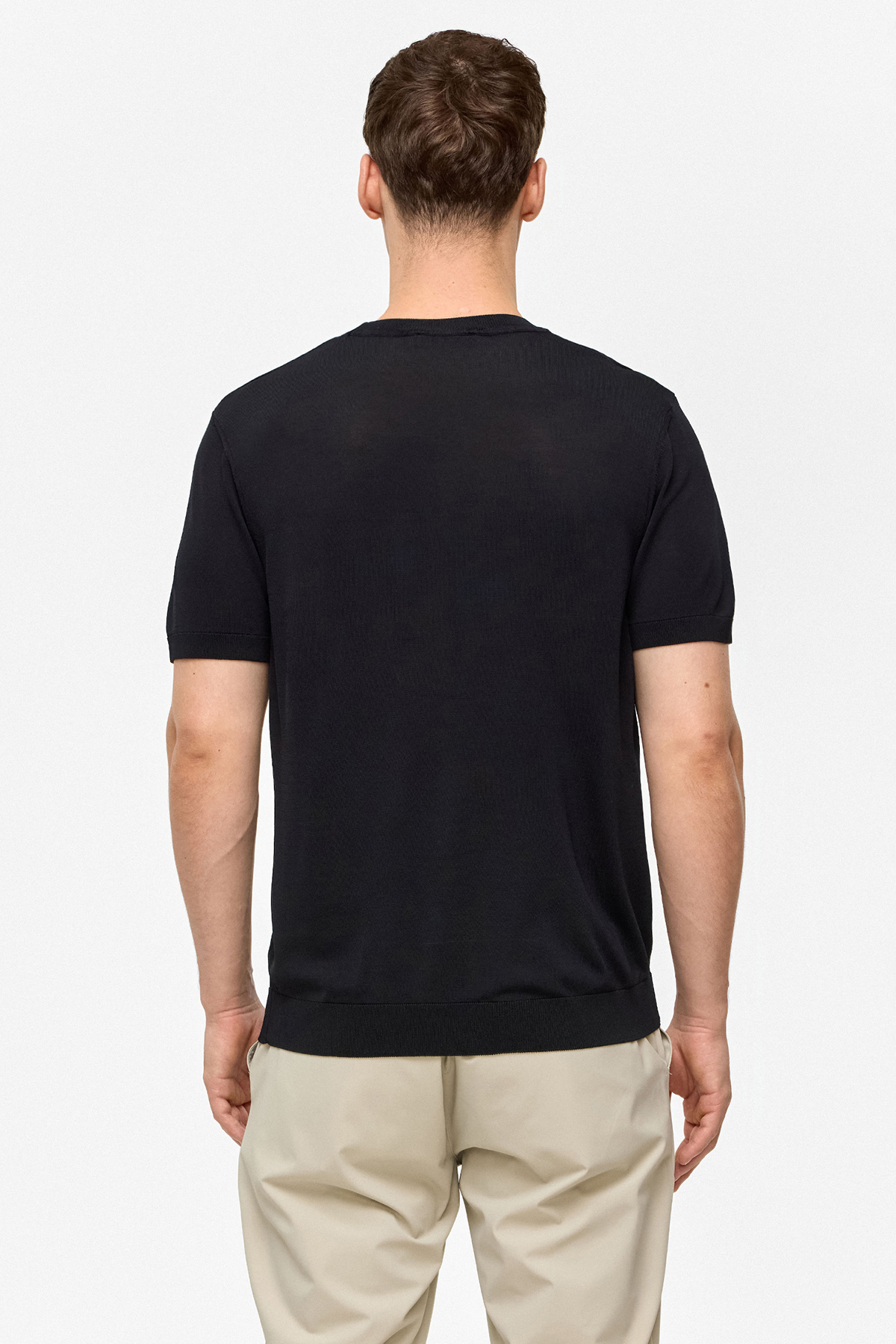 REGULAR FIT KISA KOL TRİKO TSHIRT
