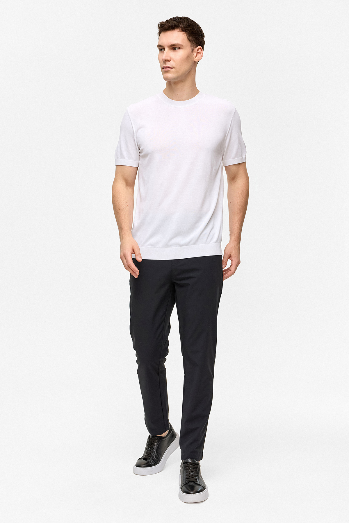 REGULAR FIT KISA KOL TRİKO TSHIRT