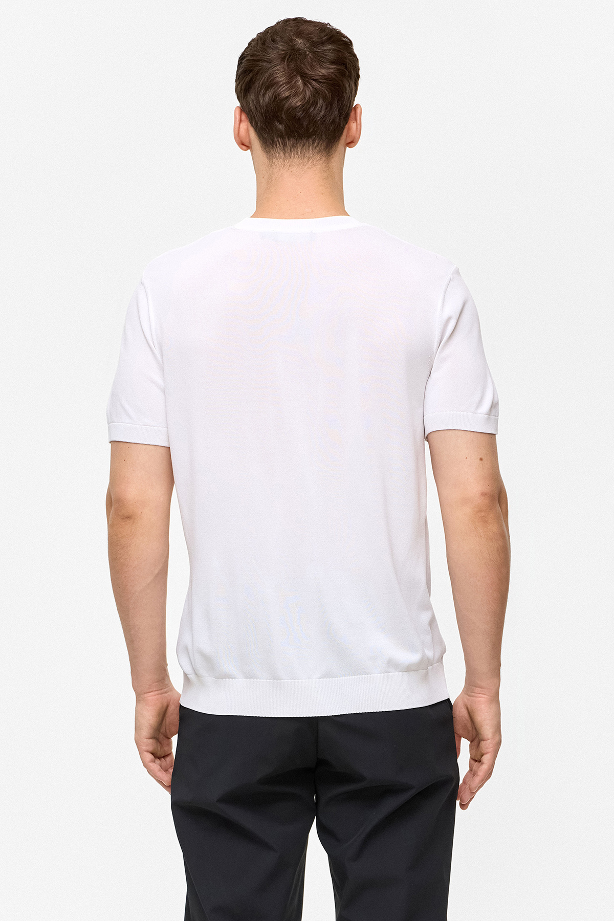 REGULAR FIT KISA KOL TRİKO TSHIRT