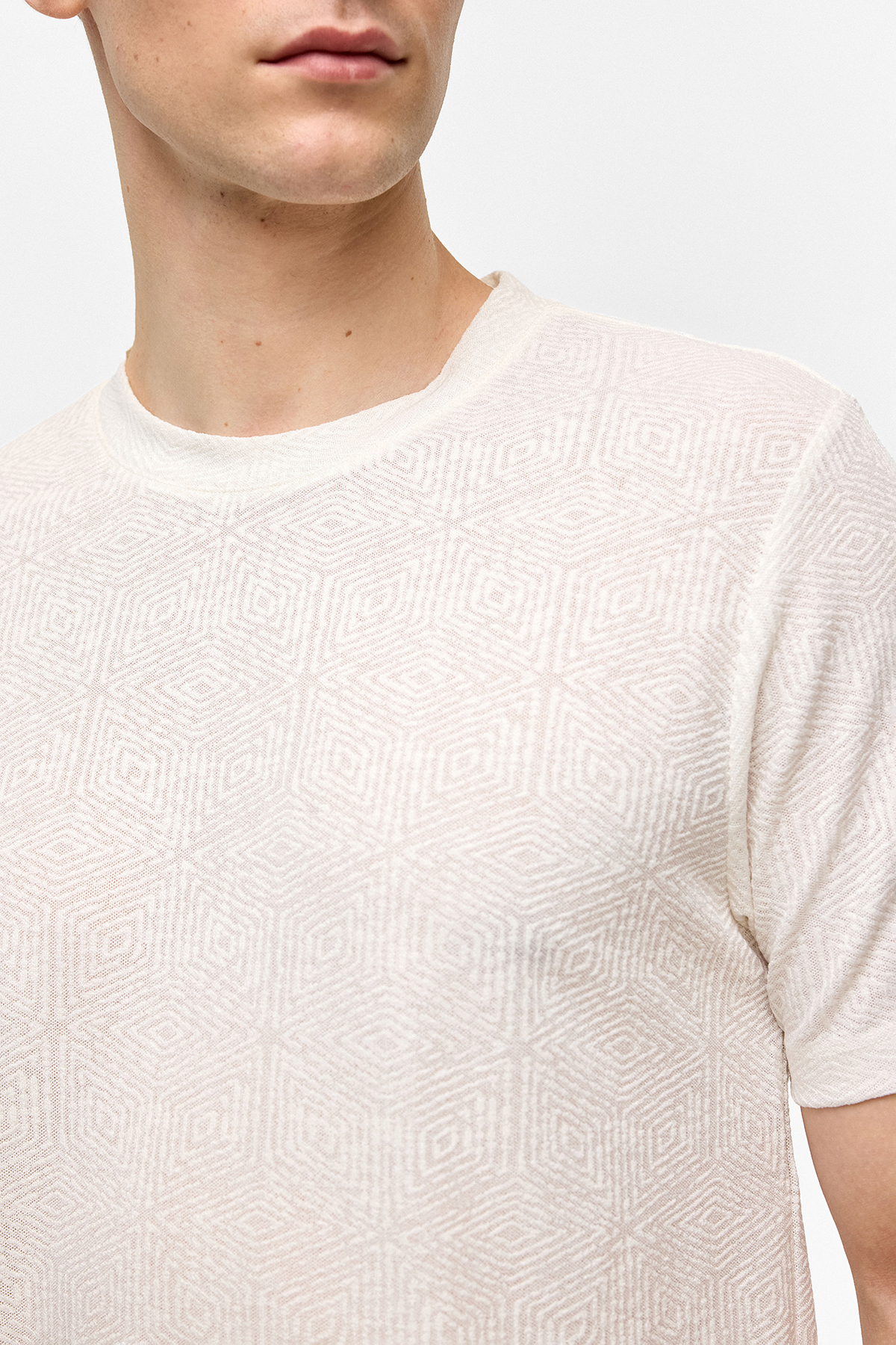 REGULAR FIT KISA KOL TSHIRT