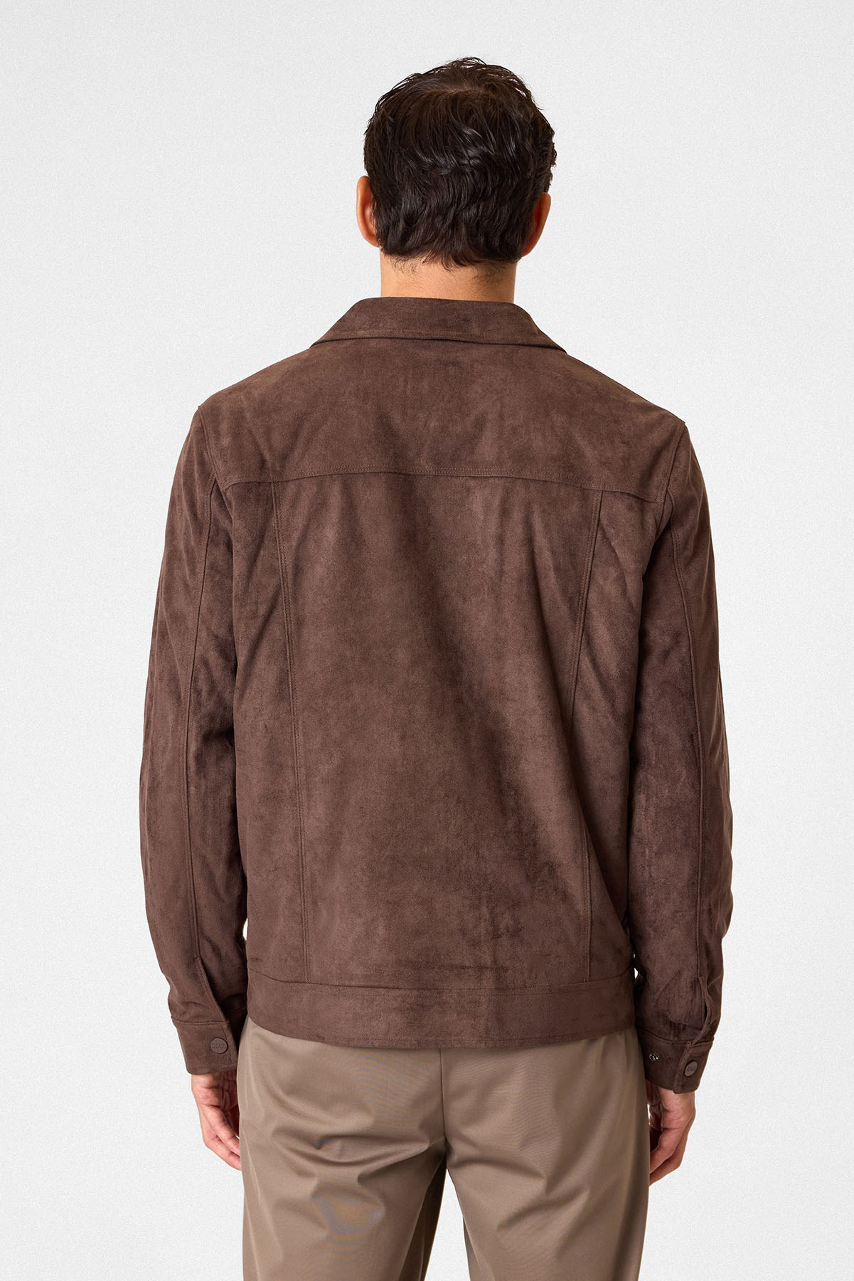 Regular Fit Koyu Kahve Mont