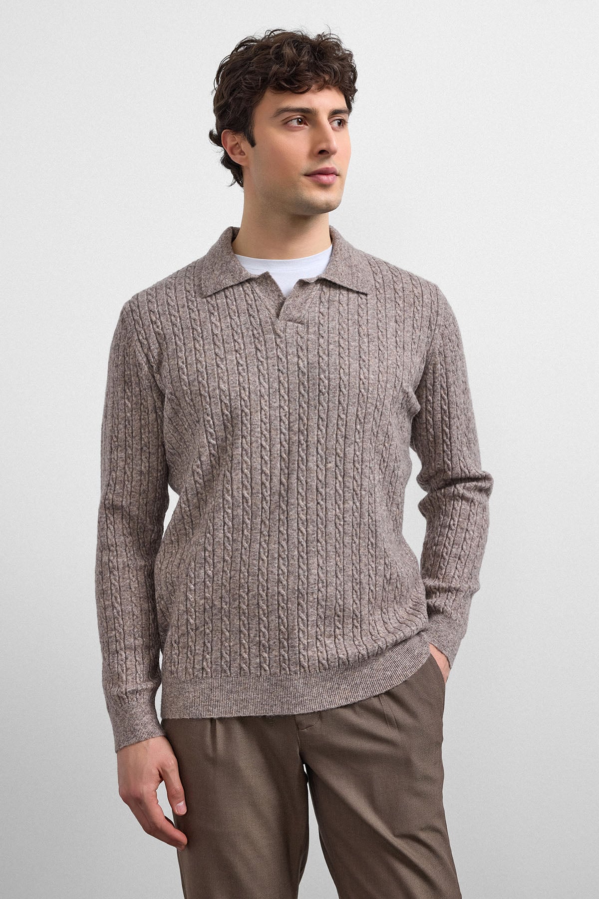 REGULAR FIT POLO YAKA TRIKO KAZAK