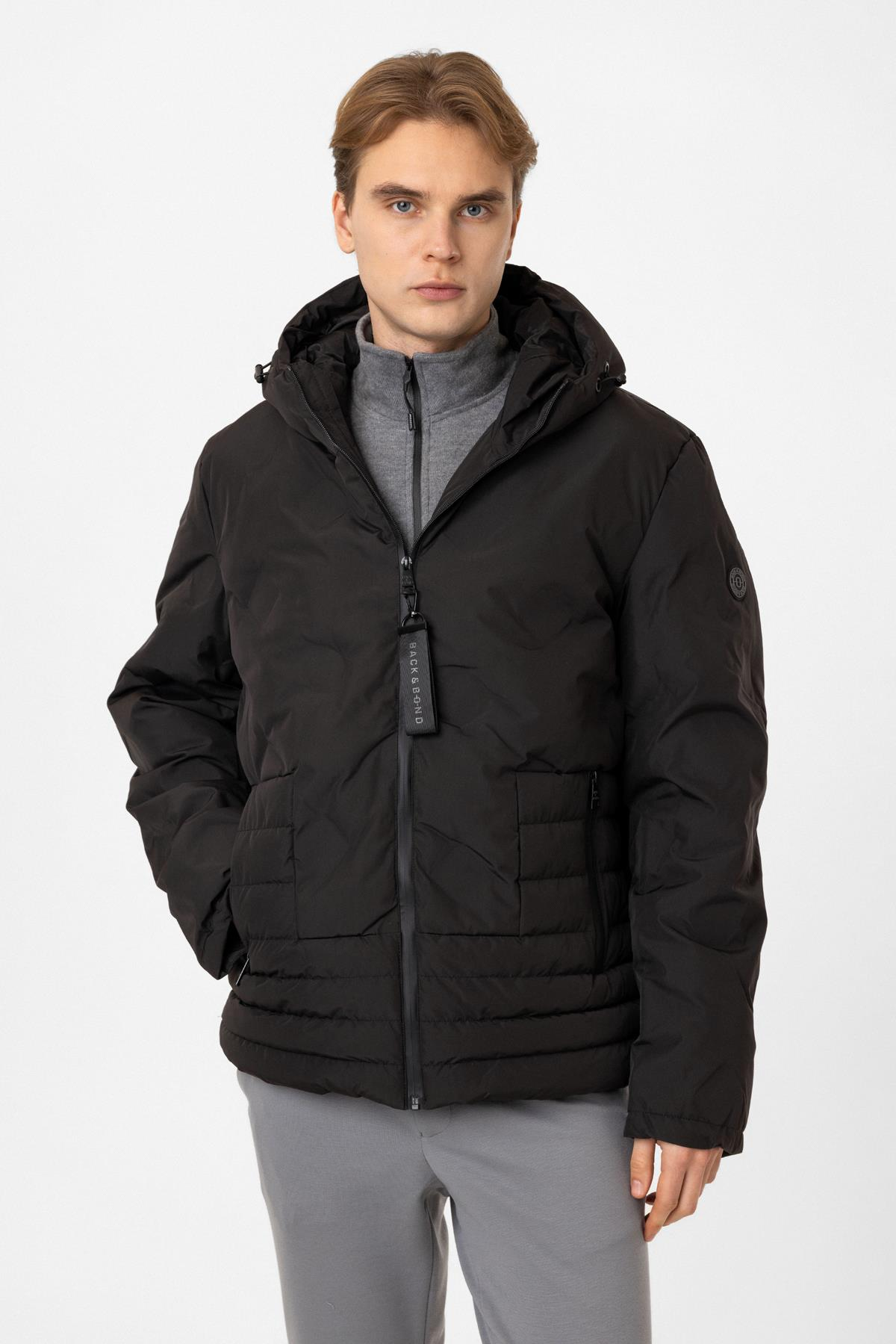 Regular Fit Puffer Kapüşonlu Mont