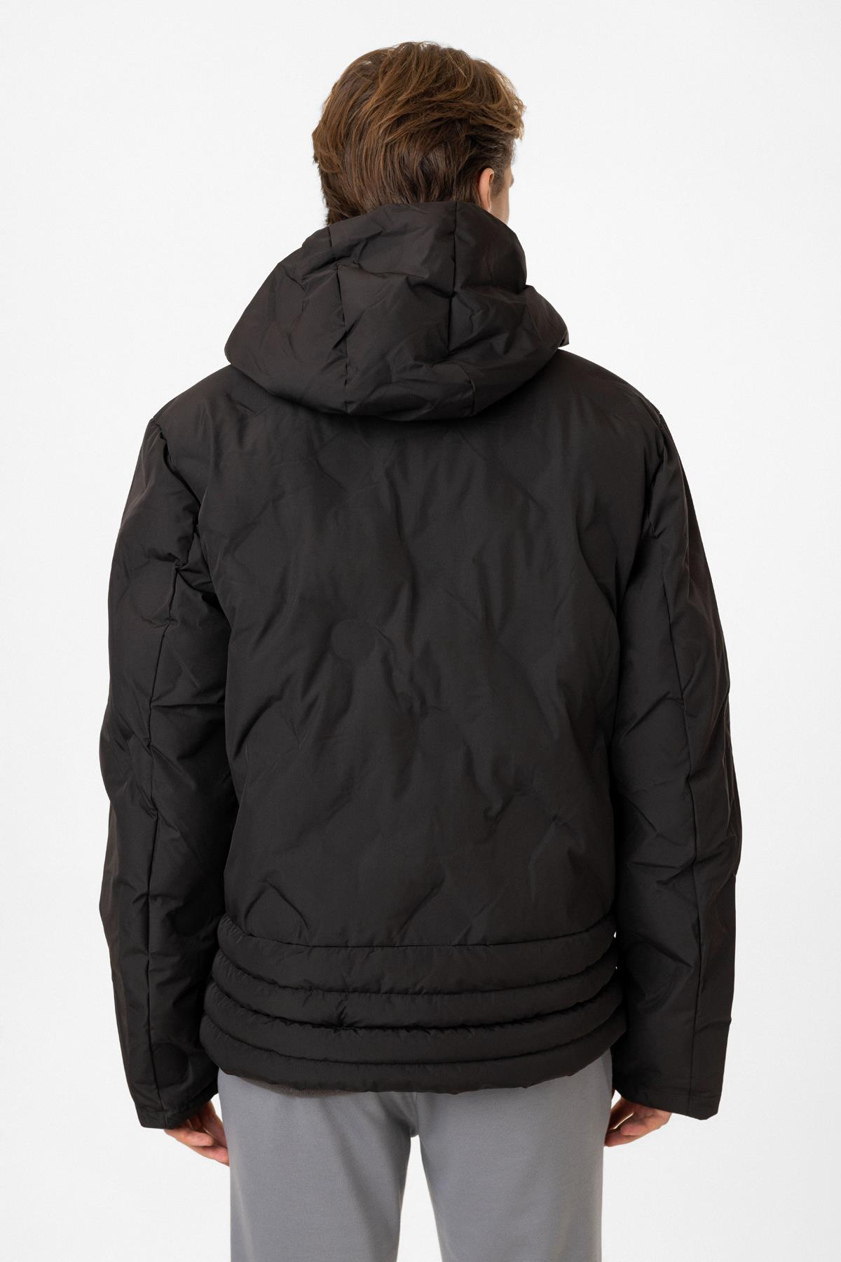 Regular Fit Puffer Kapüşonlu Mont