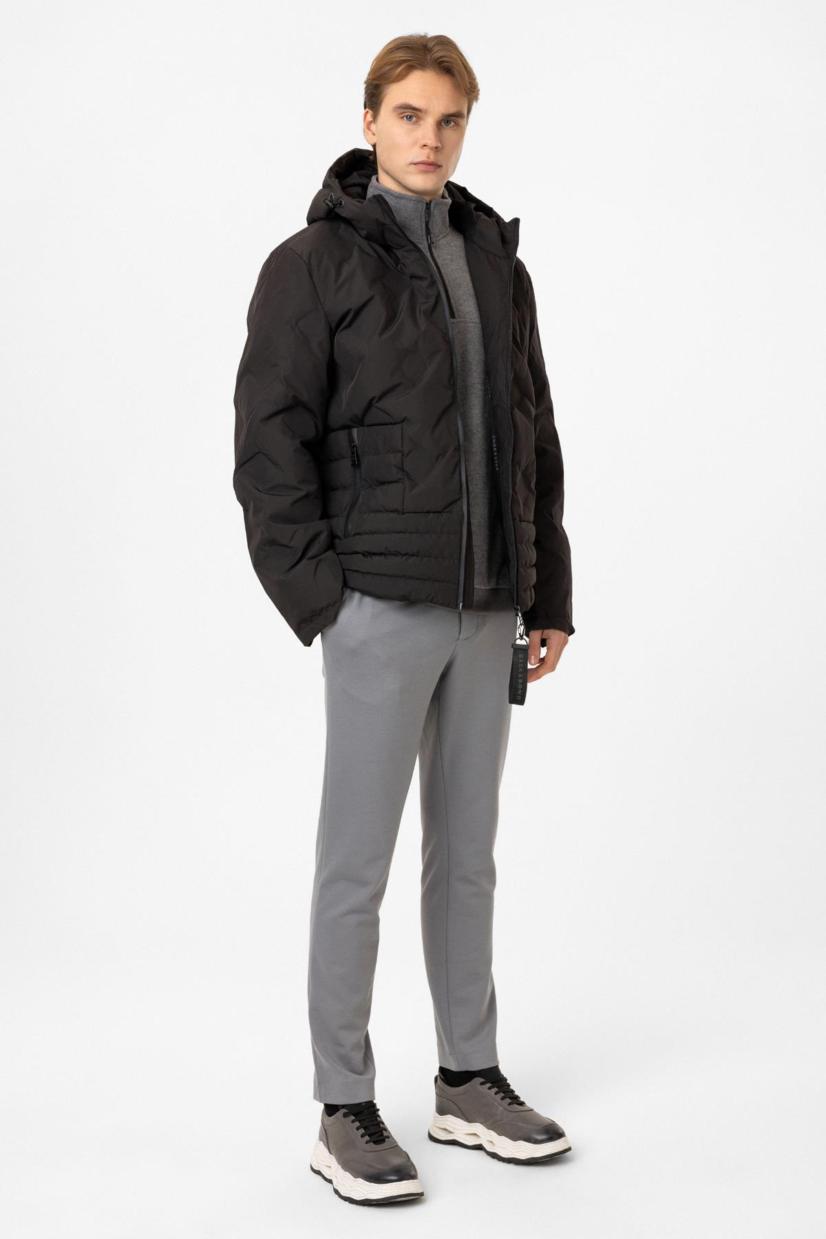 Regular Fit Puffer Kapüşonlu Mont