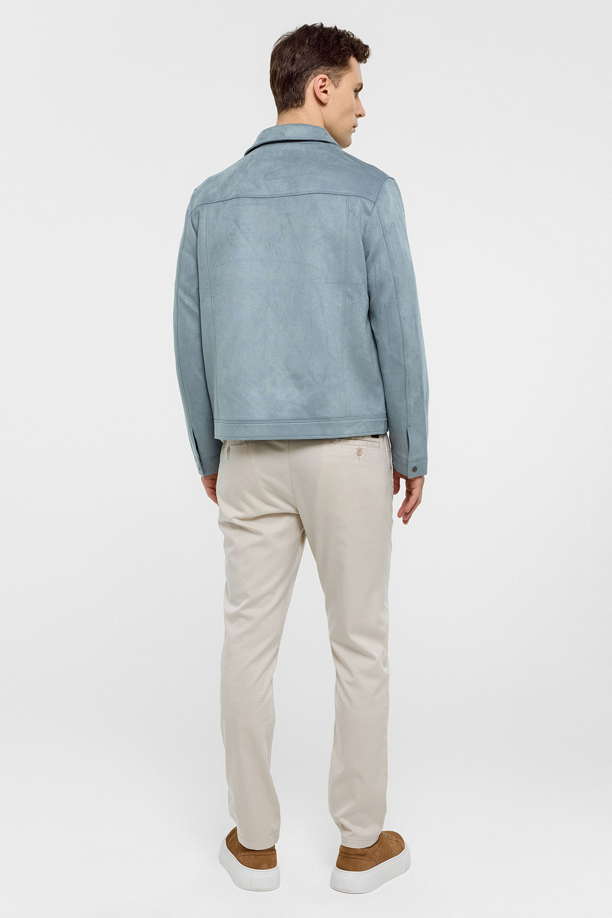 REGULAR FIT SÜET MONT