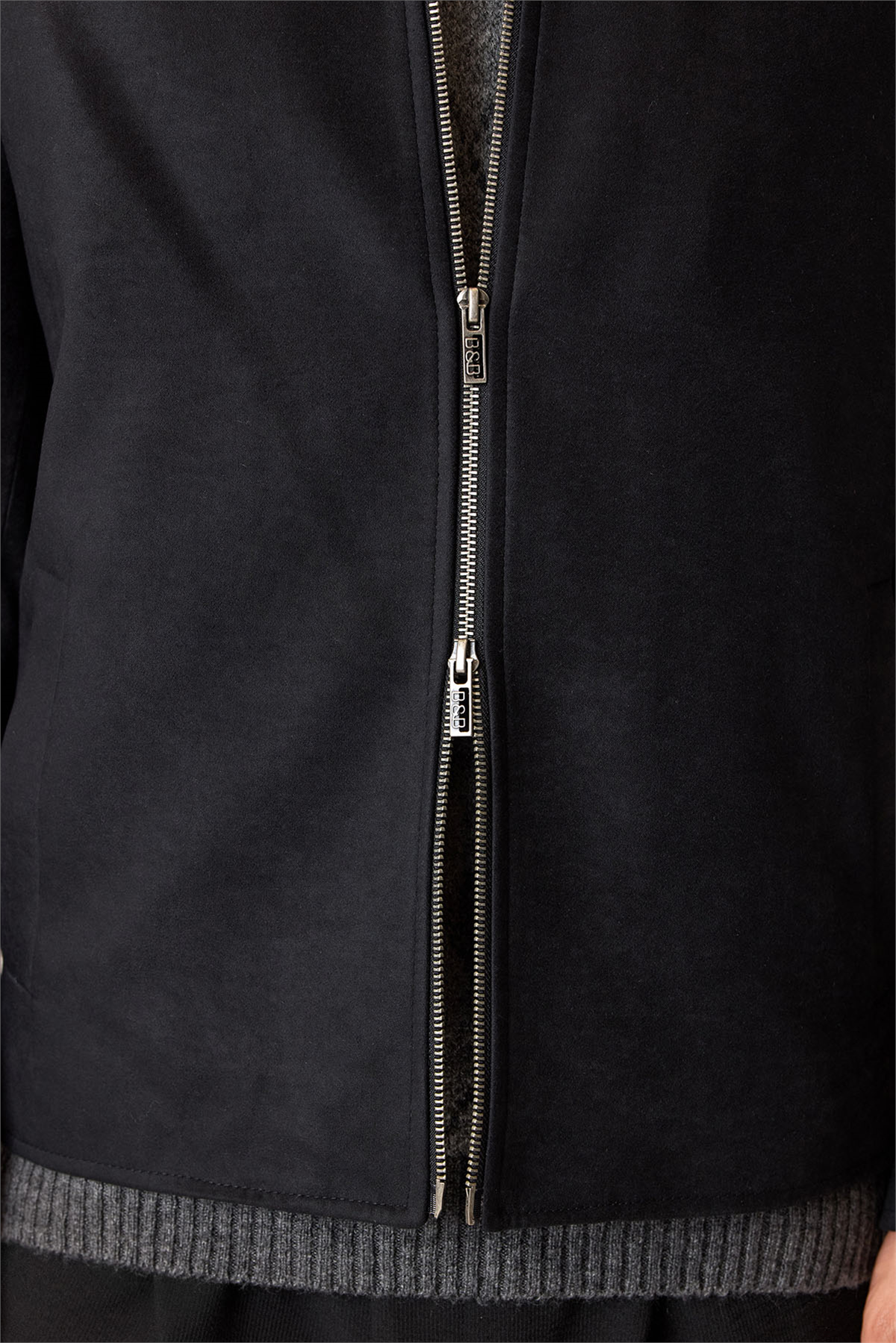 REGULAR FIT SÜET MONT