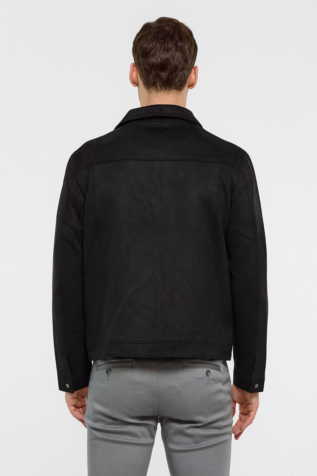 REGULAR FIT SÜET MONT