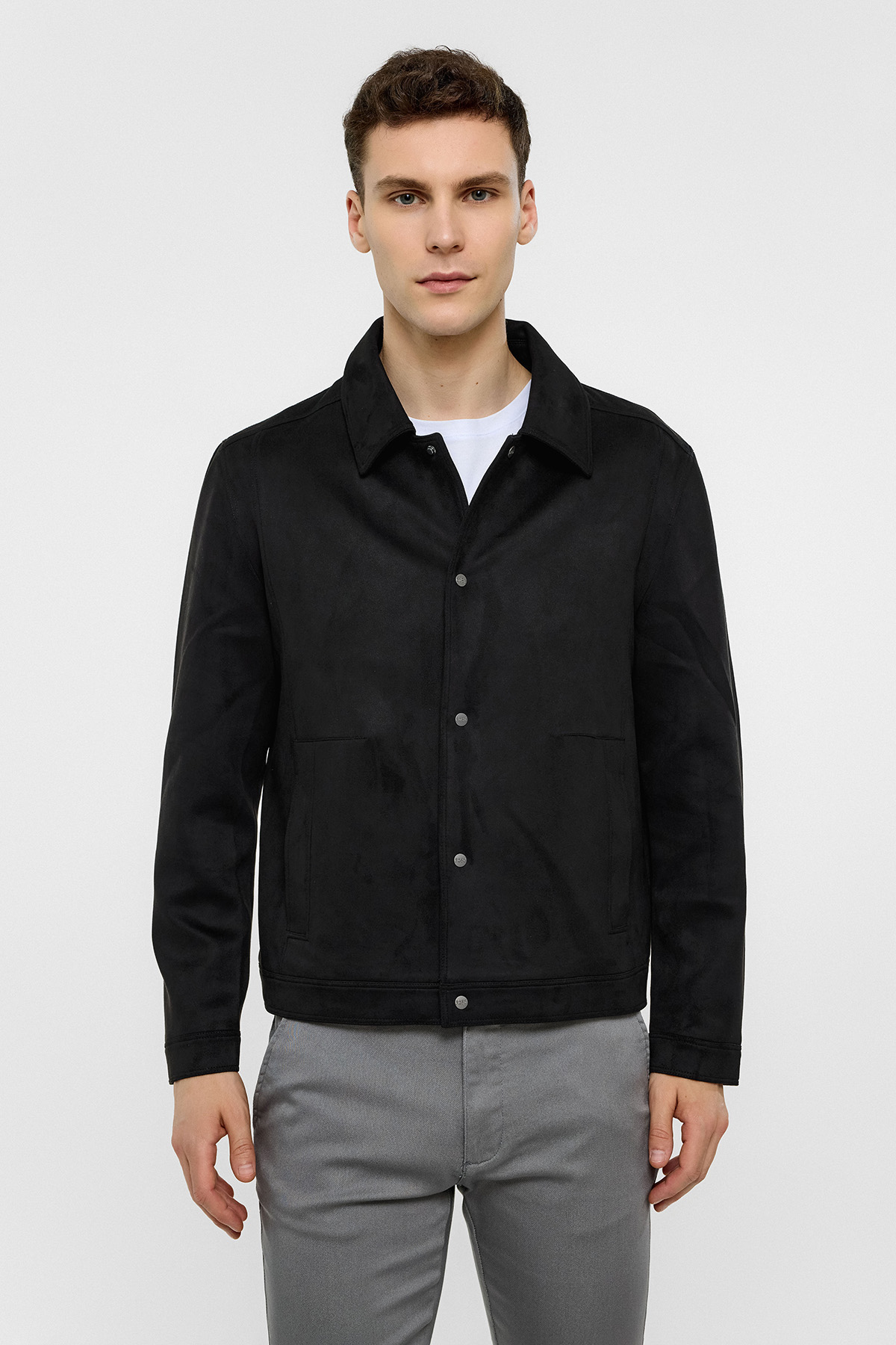 REGULAR FIT SÜET MONT