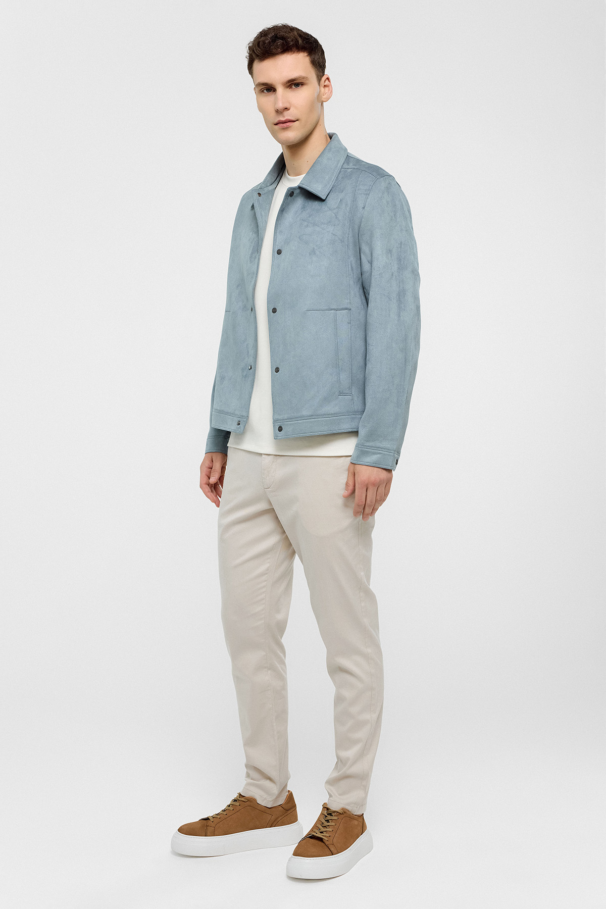REGULAR FIT SÜET MONT