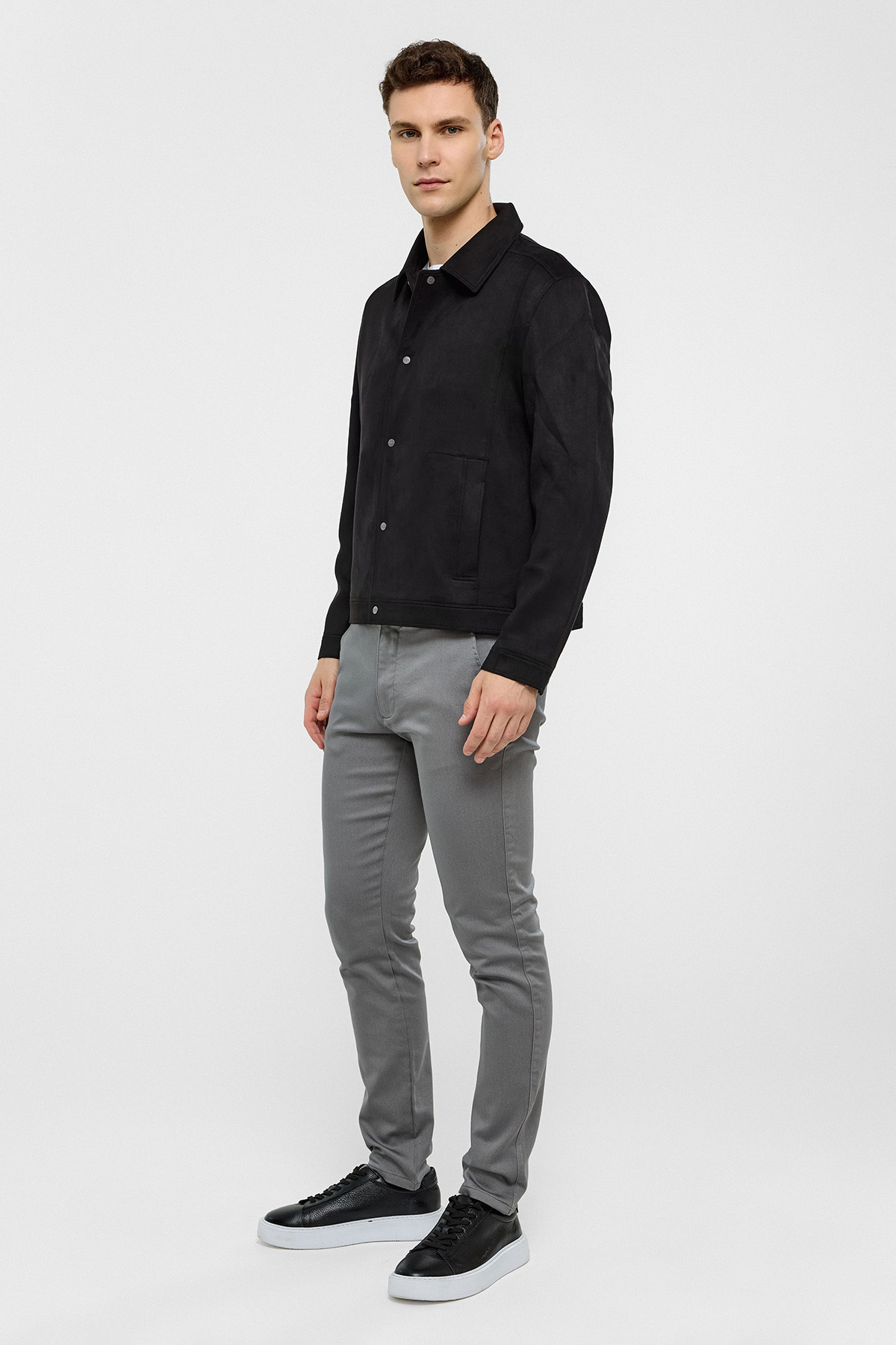 REGULAR FIT SÜET MONT