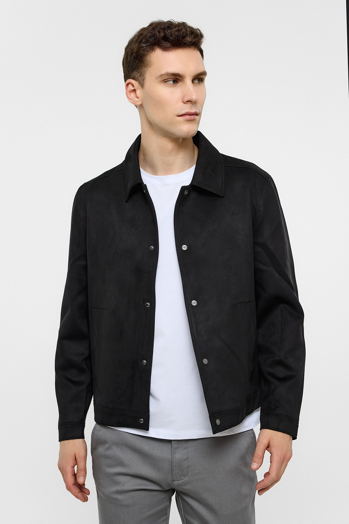 REGULAR FIT SÜET MONT