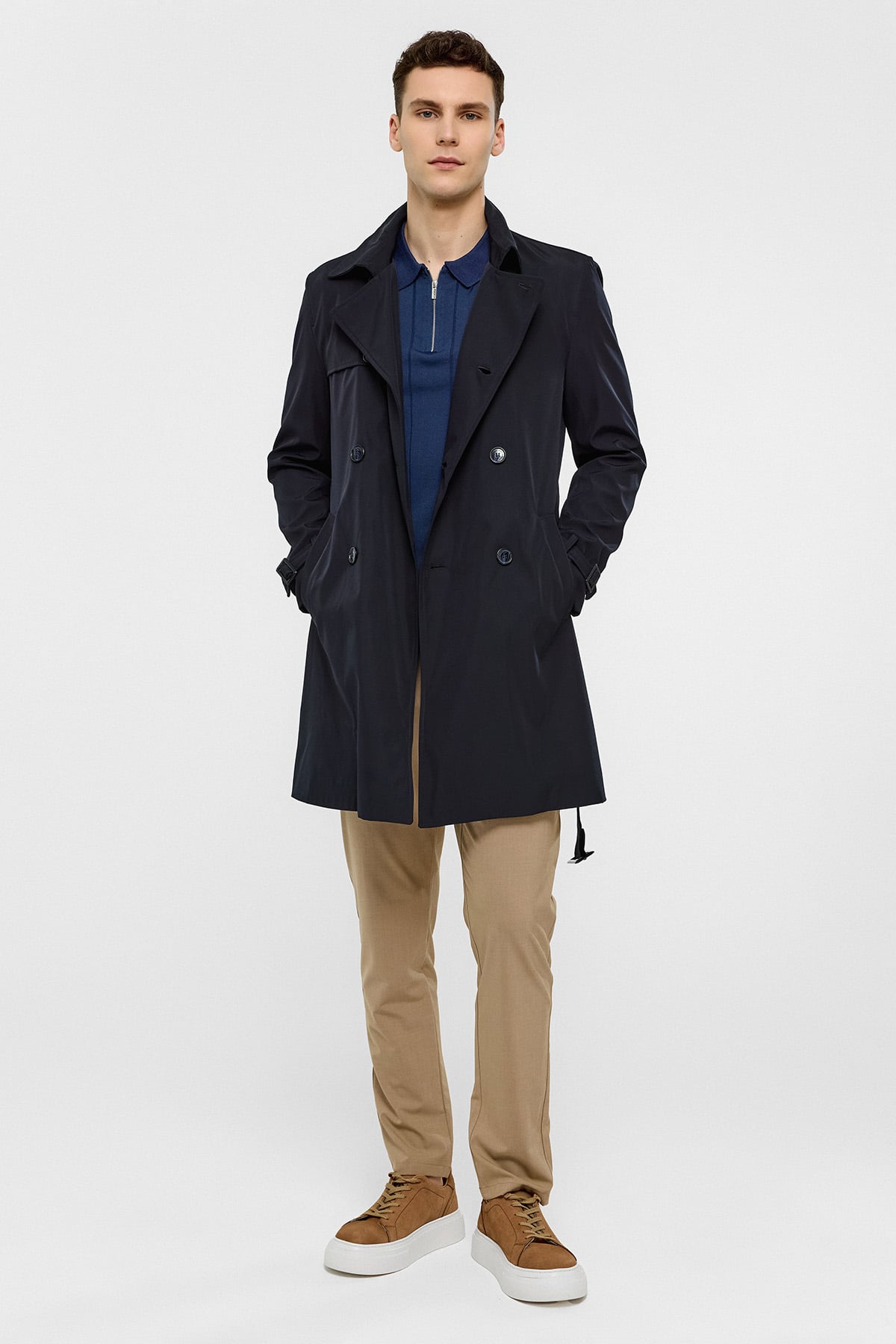 REGULAR FIT TRENÇKOT