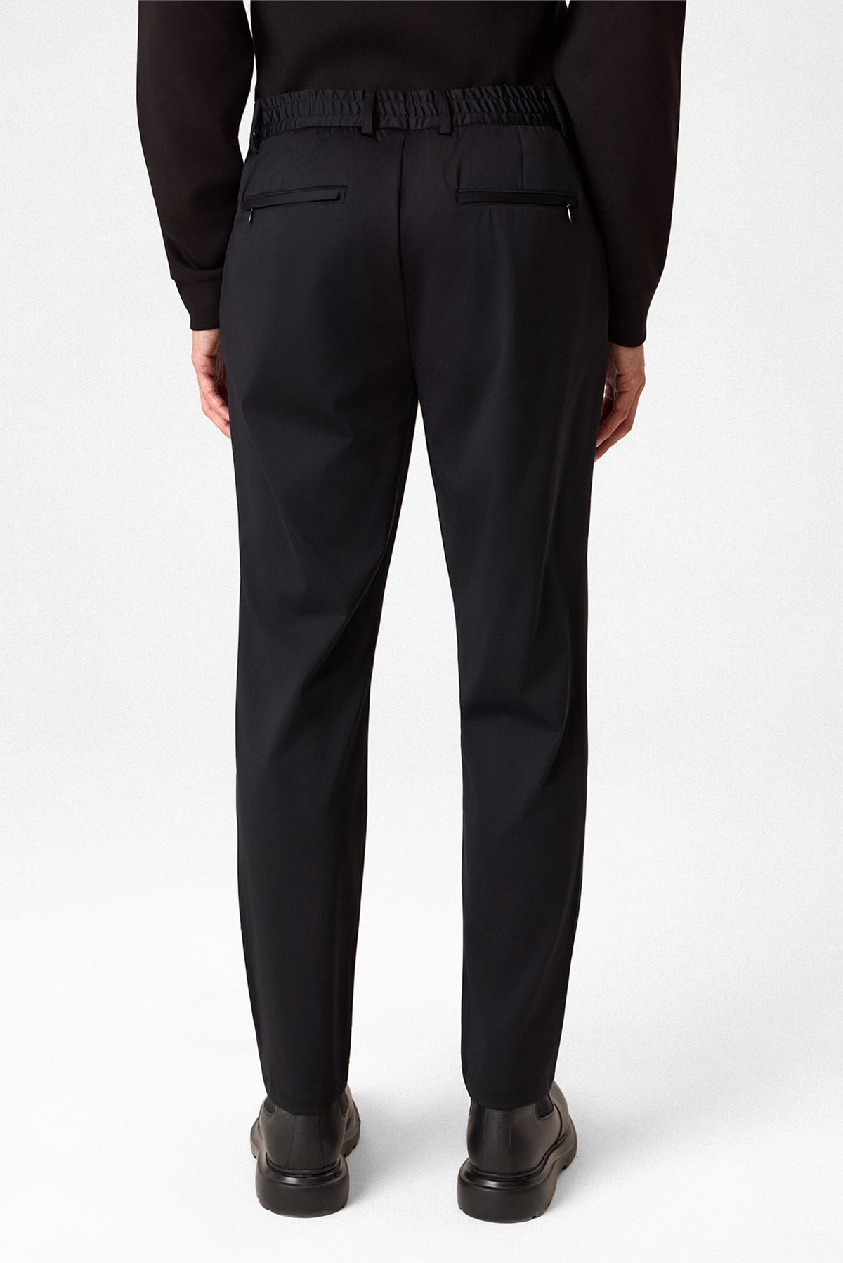Siyah Comfort Fit Jogger Pantolon