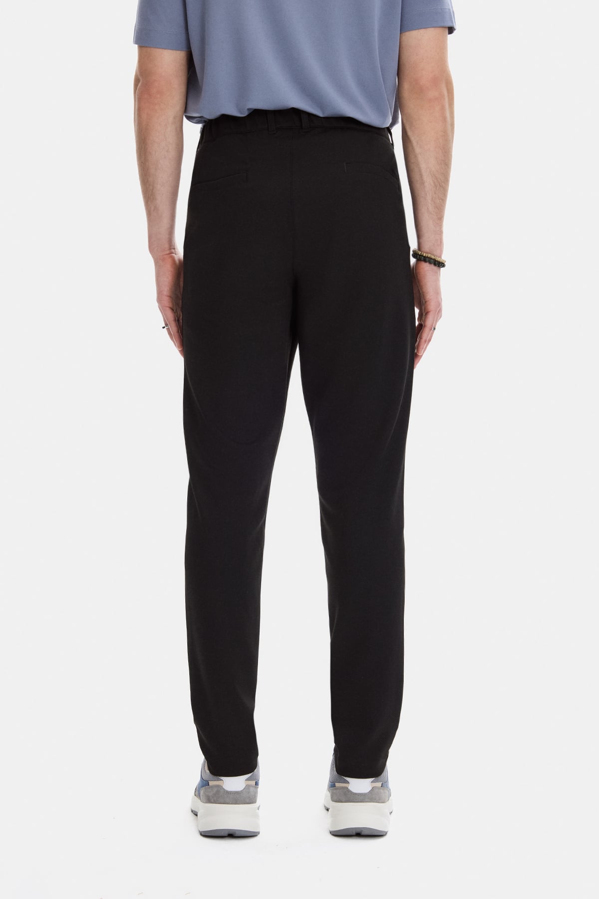 Siyah Slim Fit Pike Jogger Pantolon