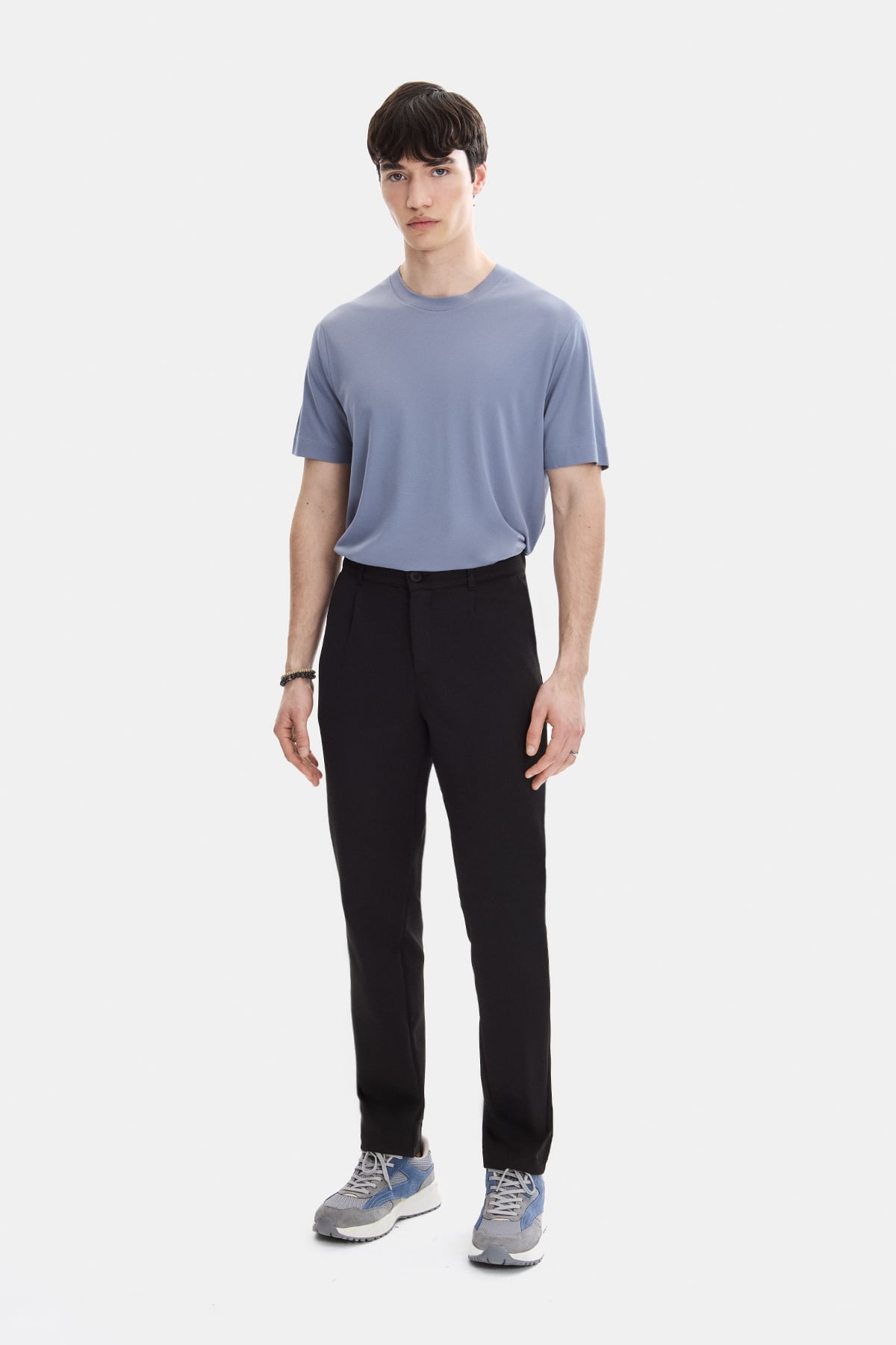 Siyah Slim Fit Pike Jogger Pantolon