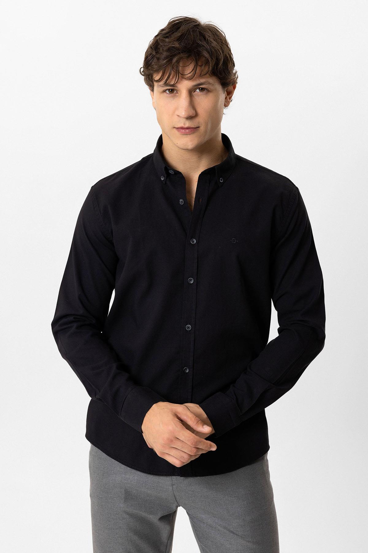 SLIM FIT CEPSİZ REGULAR GÖMLEK