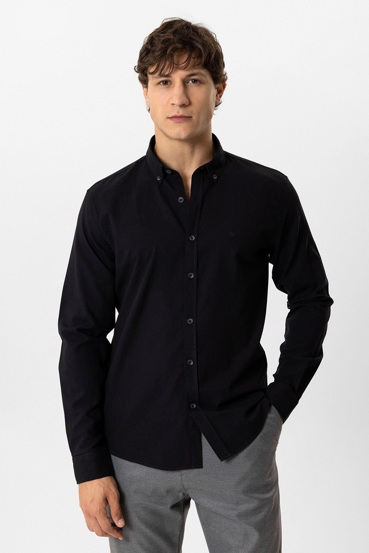 SLIM FIT CEPSİZ REGULAR GÖMLEK