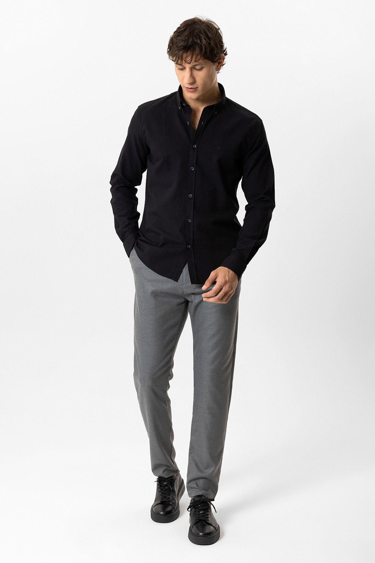 SLIM FIT CEPSİZ REGULAR GÖMLEK