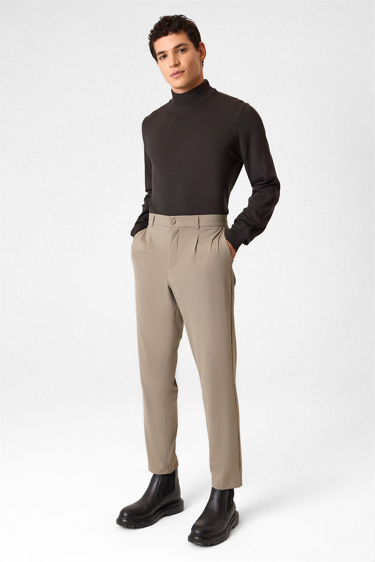 SLIM FIT ÖRME JOGGER PANTOLON