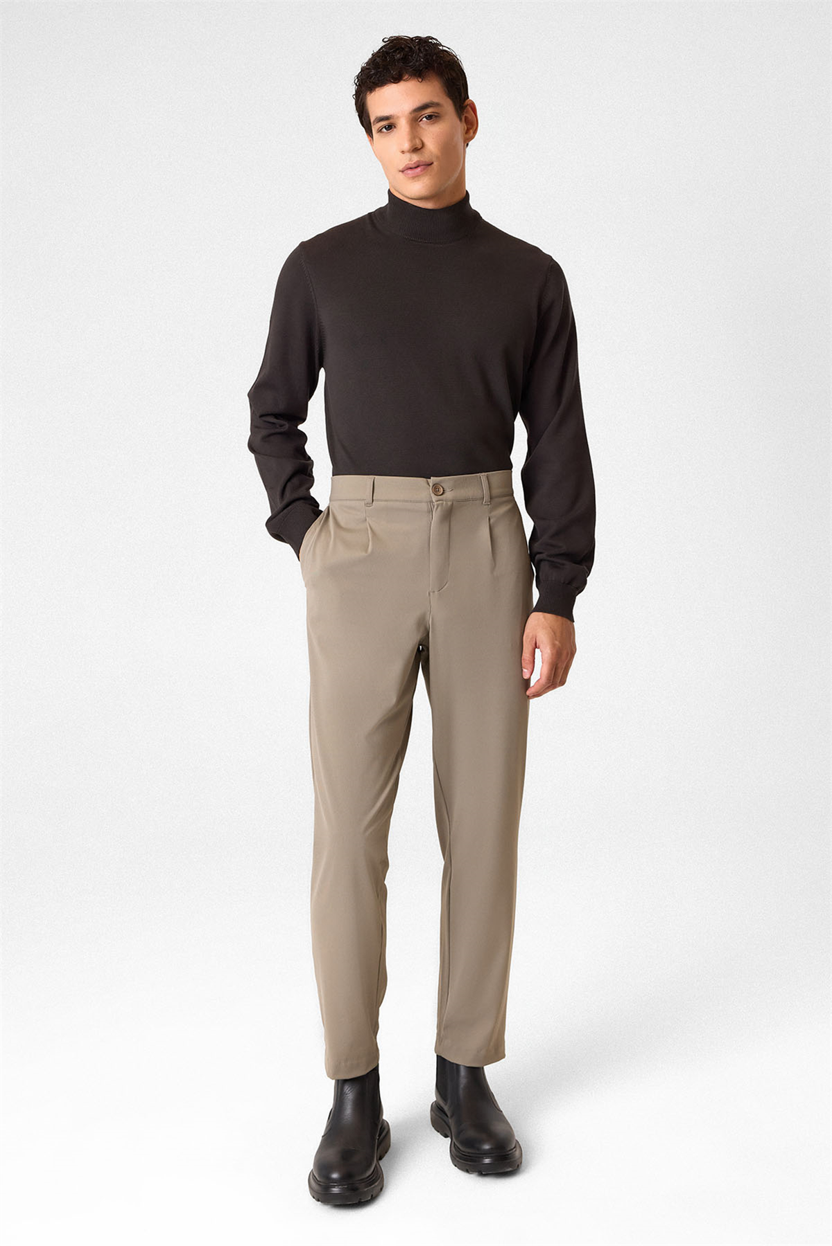 SLIM FIT ÖRME JOGGER PANTOLON